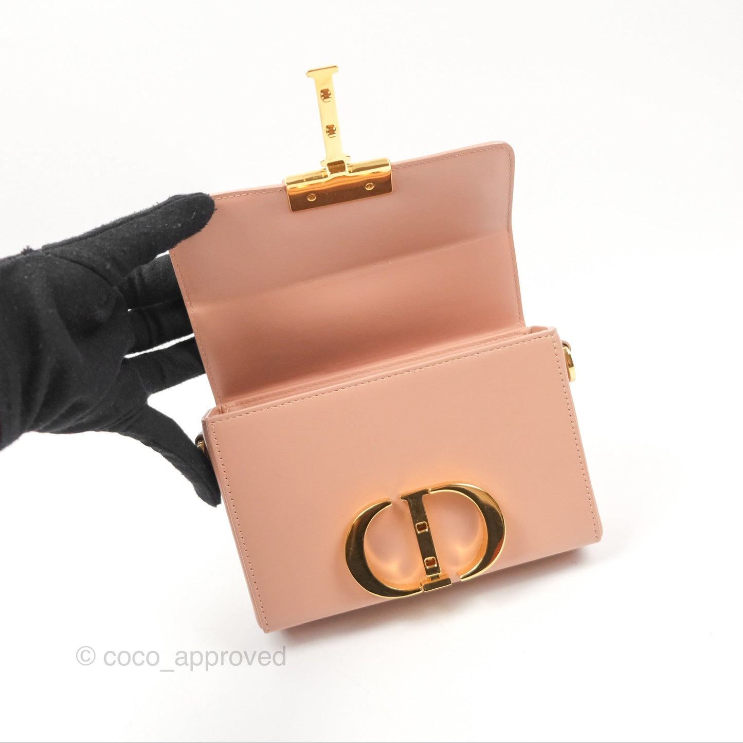 Christian Dior 30 Montaigne Rose Des Vents Calfskin Box Bag