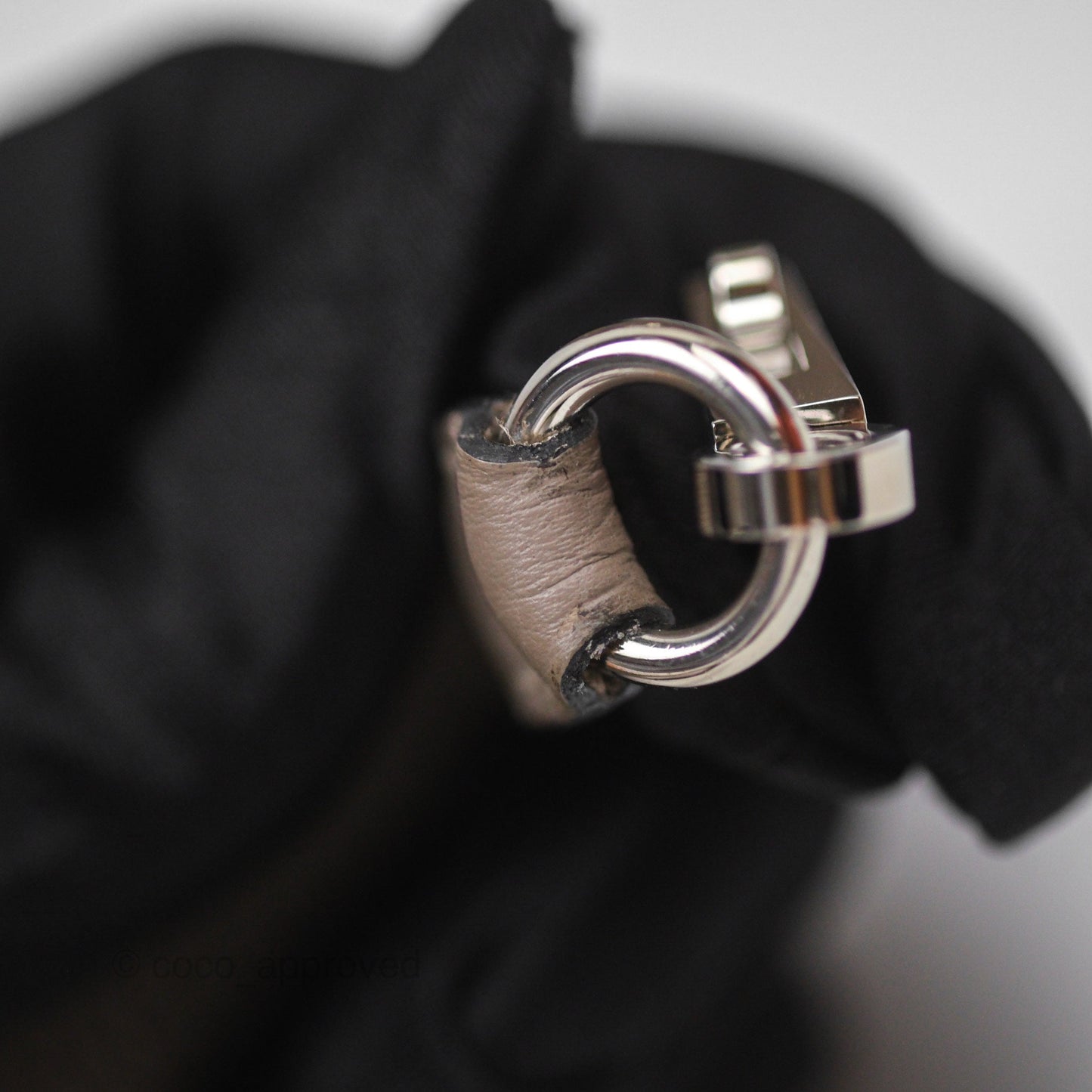 Hermès Retourne Kelly 25 Gris Asphalte M8 Togo Palladium Hardware