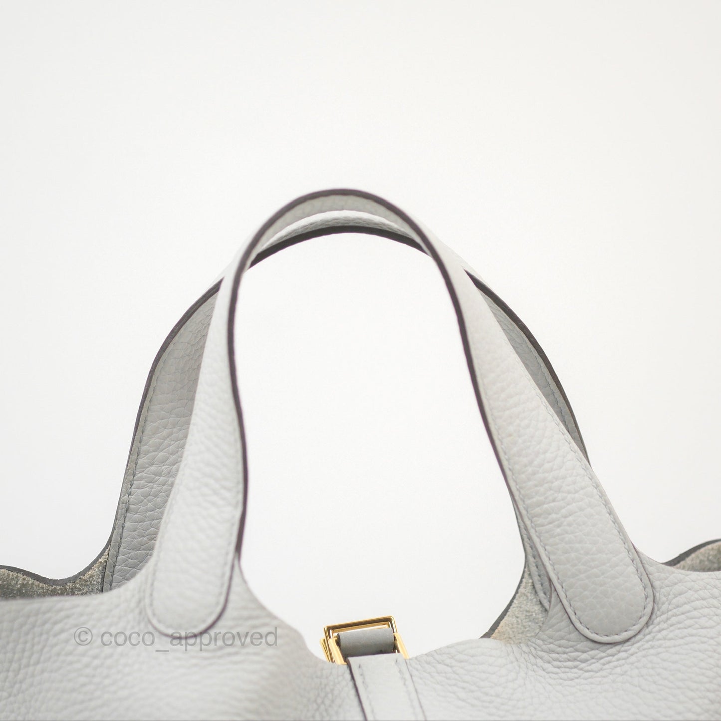 Hermès Picotin 18 Blue Pale Clemence Gold Hardware