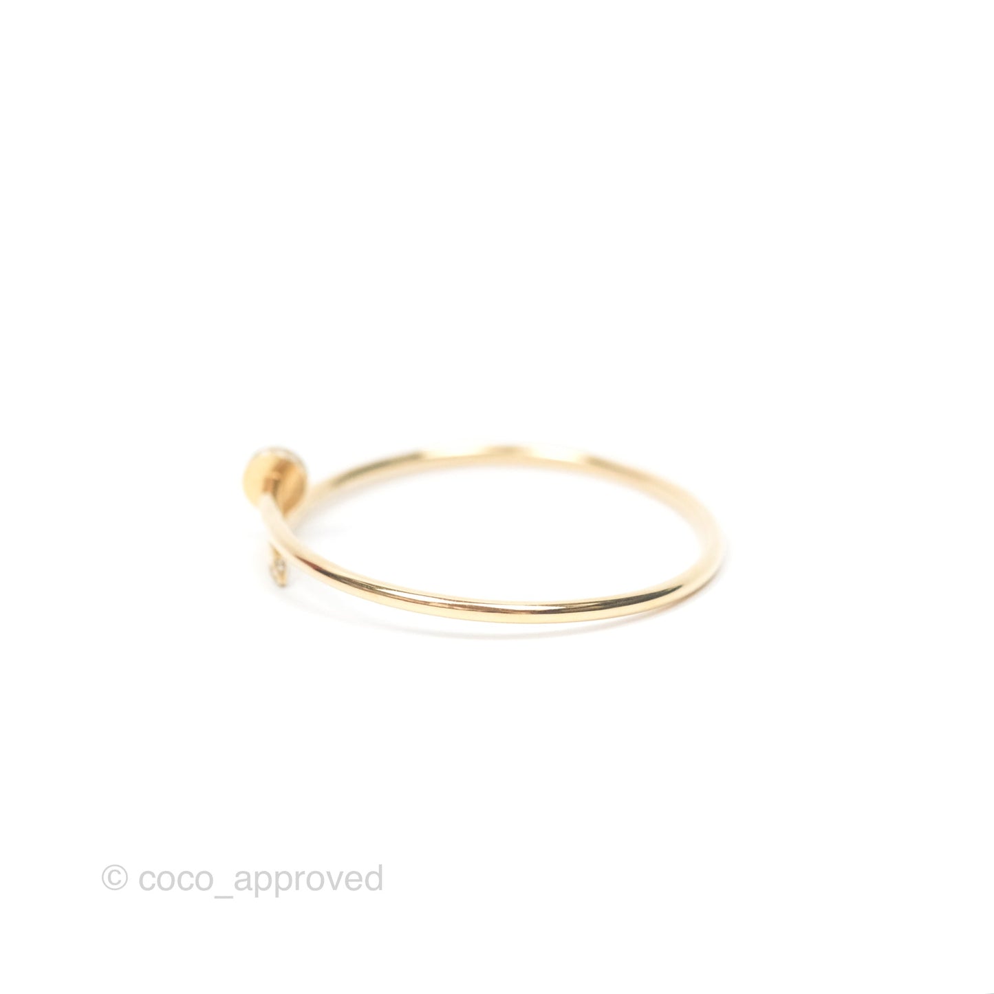 Cartier Small Juste Un Clou Bracelet 18K Yellow Gold Diamond