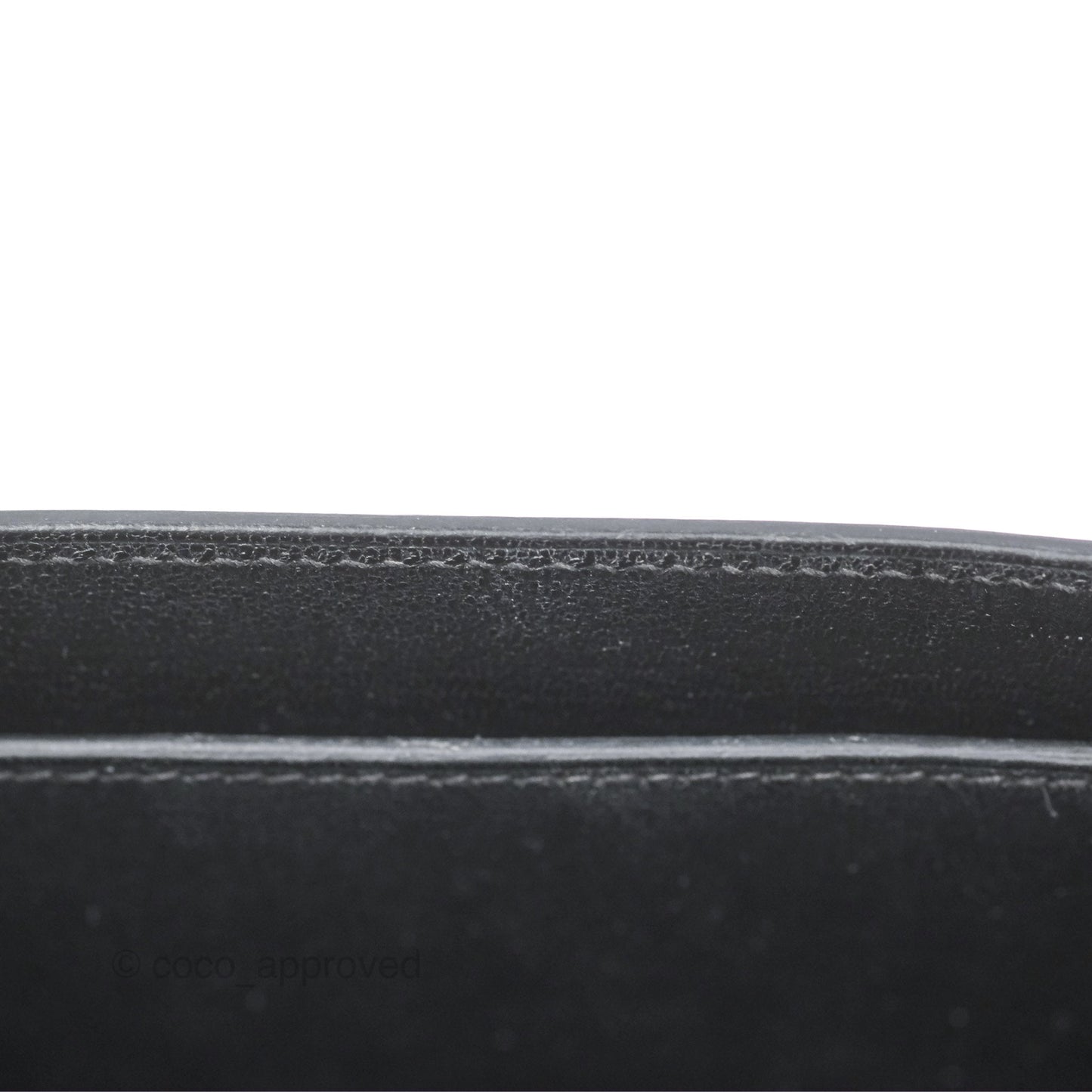 Hermes Octogone 23 Black Epsom