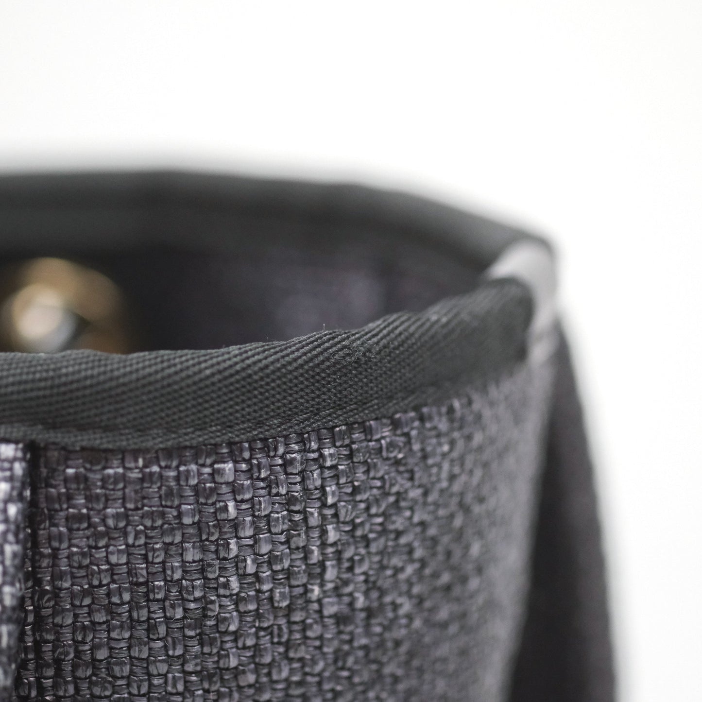 Chanel Medium Deauville Tote Black Canvas Gold Hardware