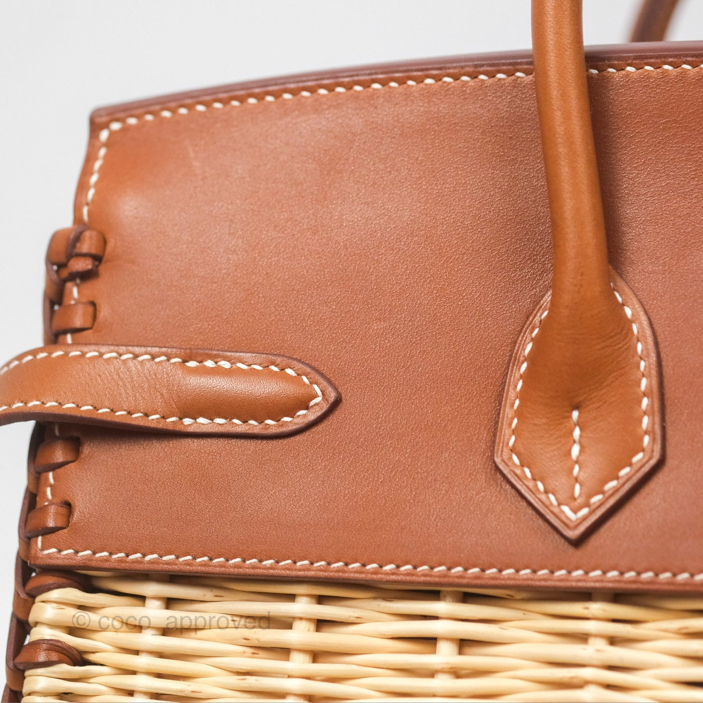 Hermès Birkin Picnic 25 Osier/ Barenia Naturel 27/ Fauve 34 Palladium Hardware