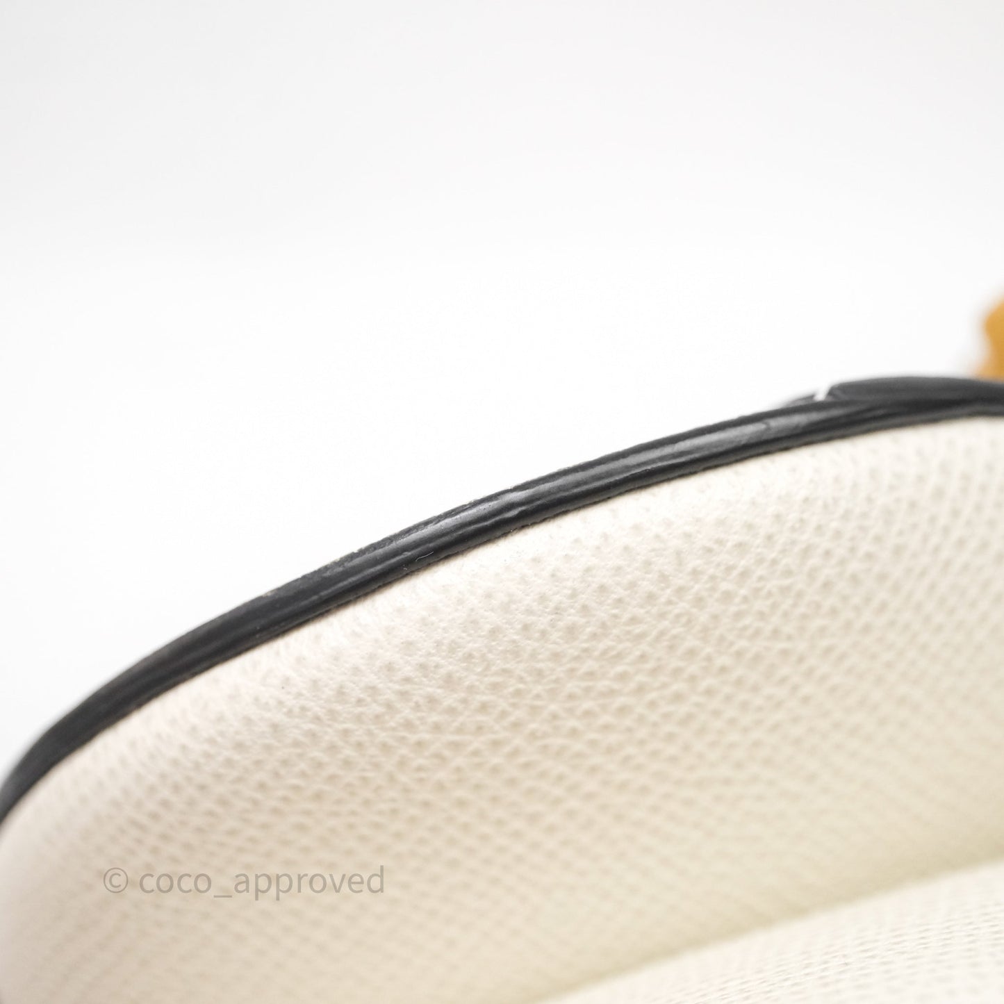 Christian Dior Mini Saddle Bag White Grained Calfskin Gold Hardware