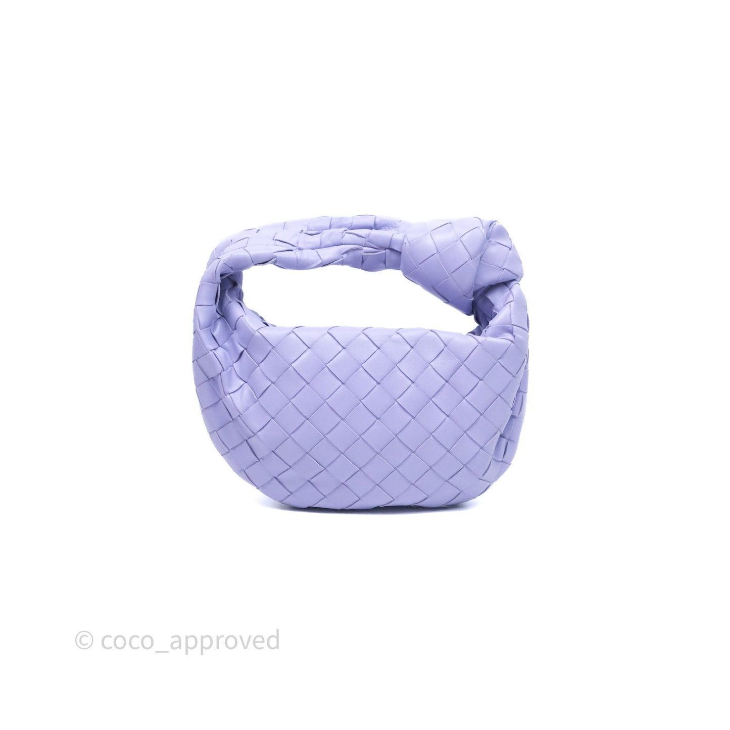 Bottega Veneta Mini Jodie Bag Purple Intrecciato Lambskin