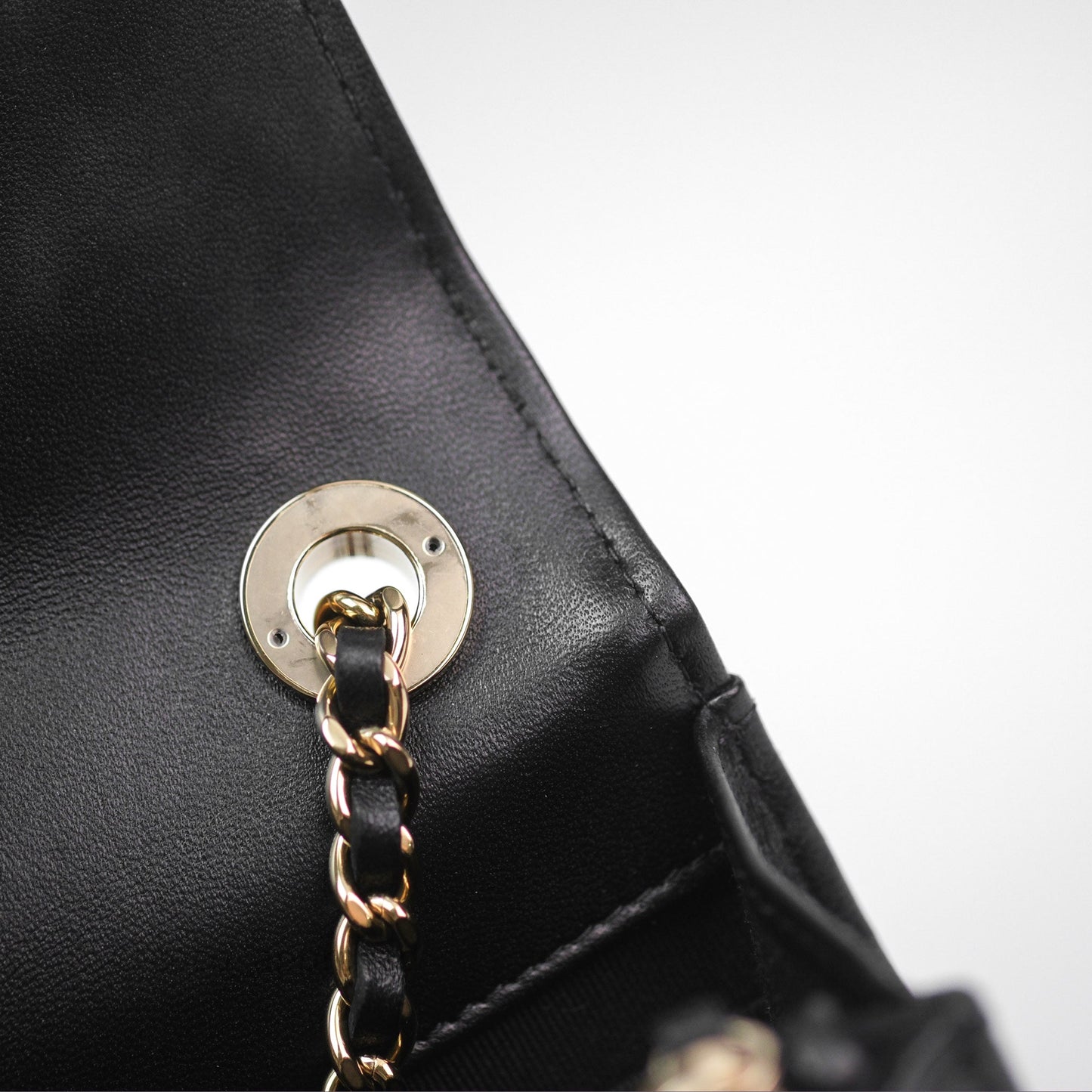 Chanel Trendy CC WOC Wallet on Chain Black Lambskin Gold Hardware
