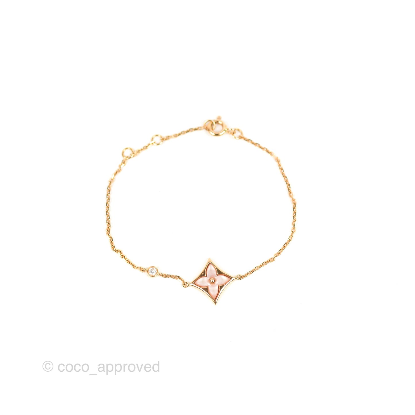 Louis Vuitton Color Blossom BB Star Bracelet, Pink gold, Pink Mother-of-Pearl & Diamond
