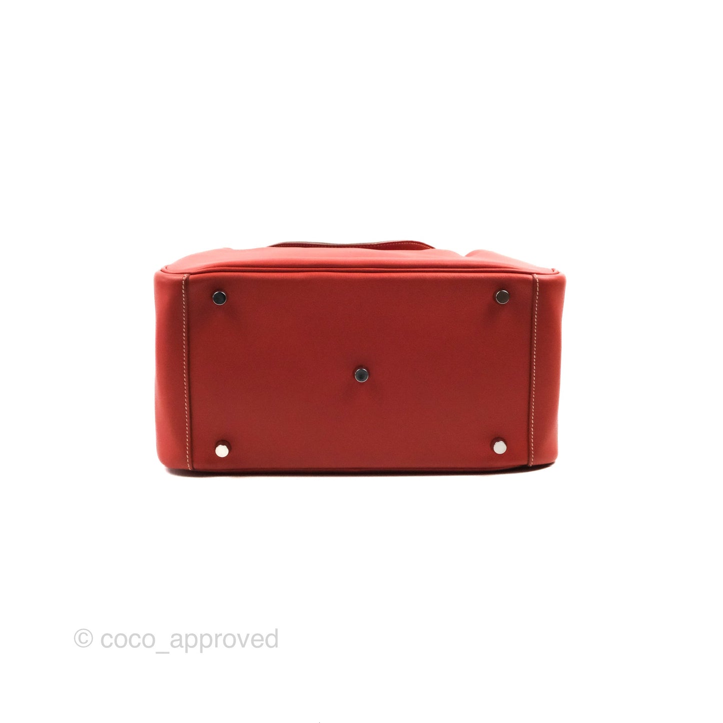 Hermès Lindy 30 Sanguine 9M Swift Palladium Hardware