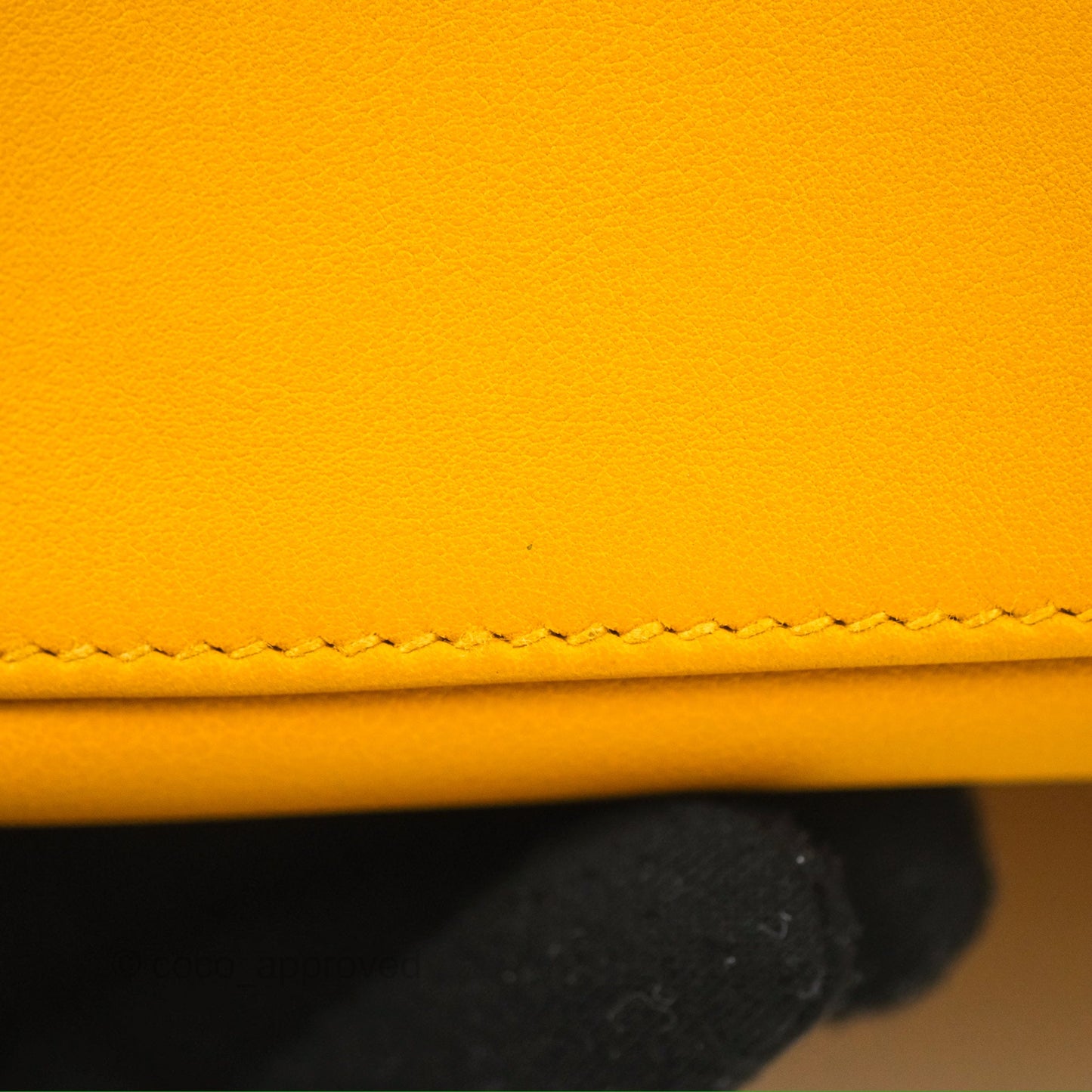 Hermès Kelly Mini Pochette Jaune Ambre Swift Gold Hardware