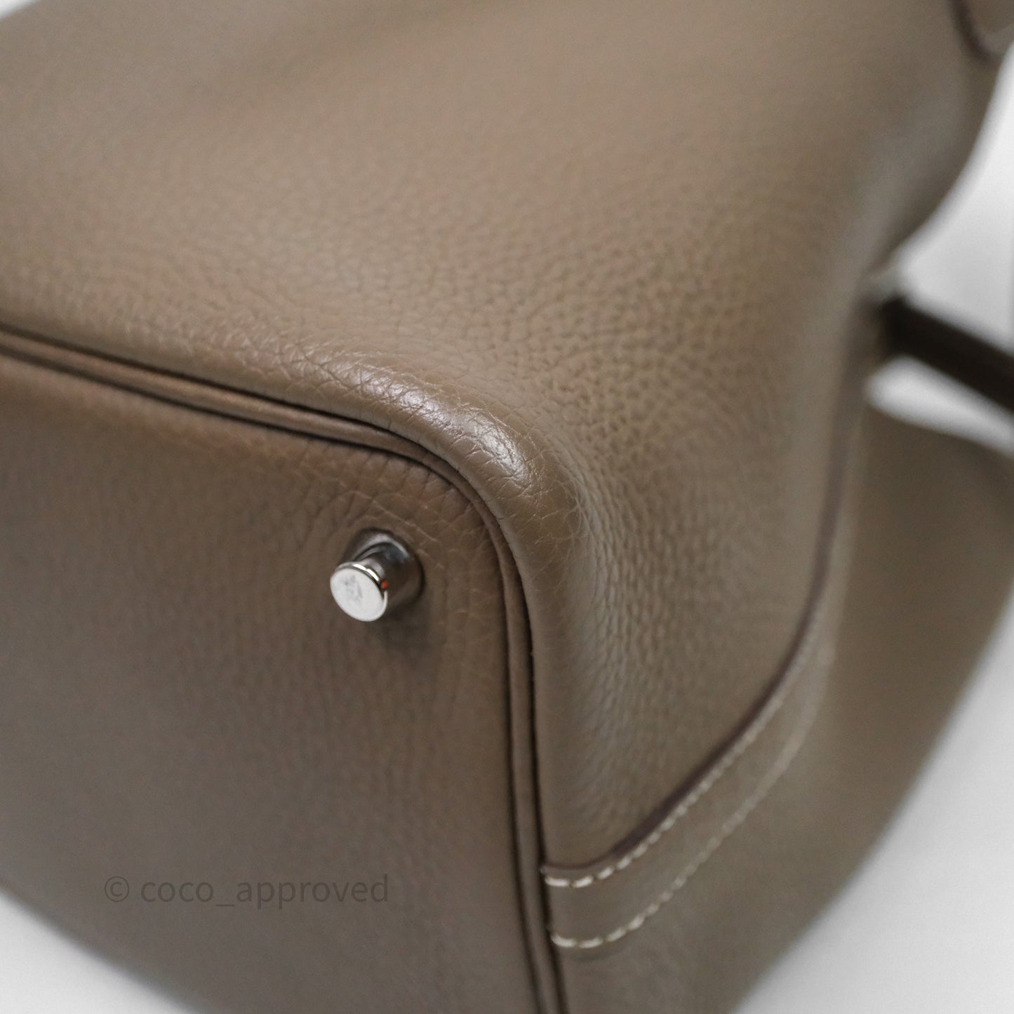 Hermès Picotin Lock 18 Etoupe Clemence Palladium Hardware