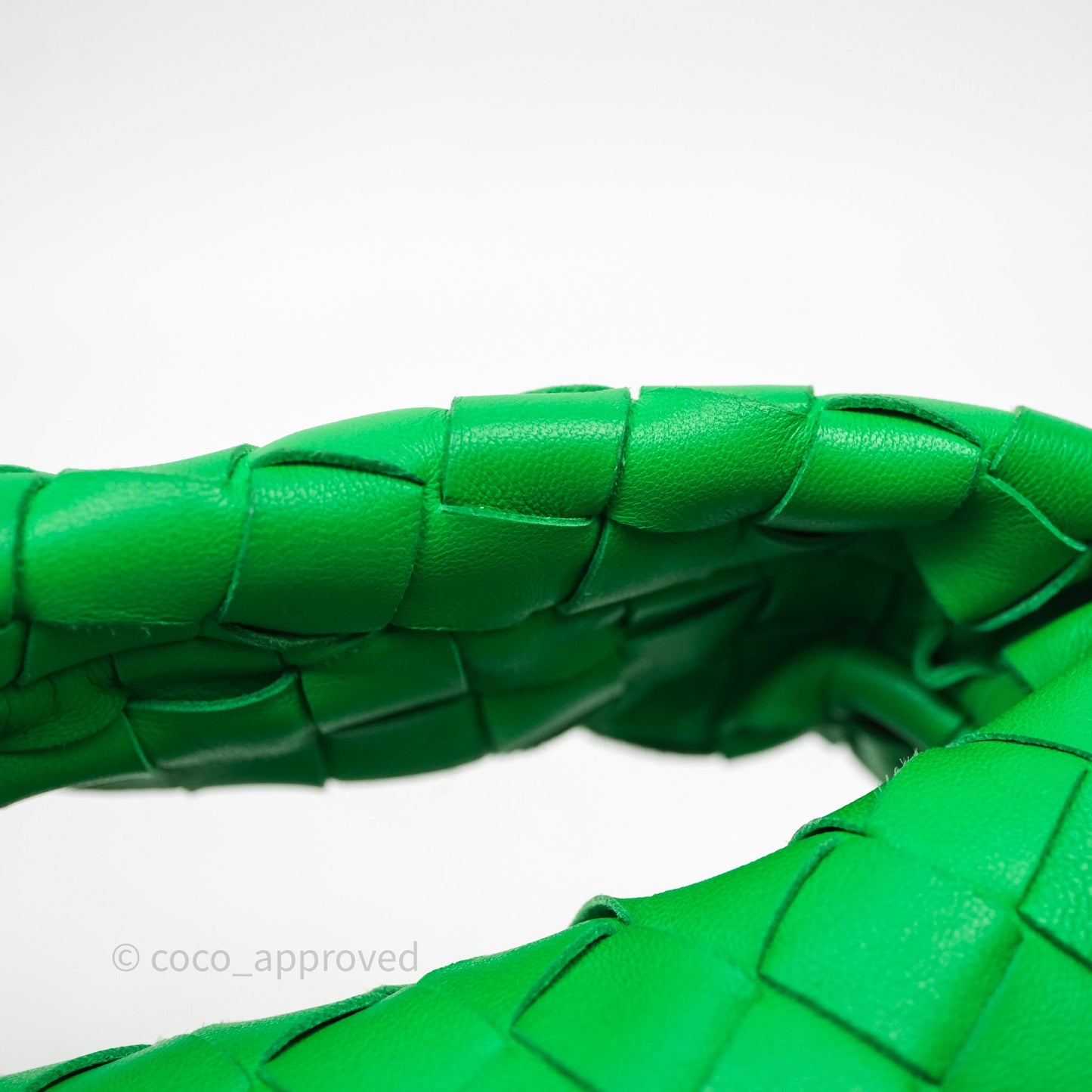 Bottega Veneta Mini Jodie Bag Green Intrecciato Lambskin