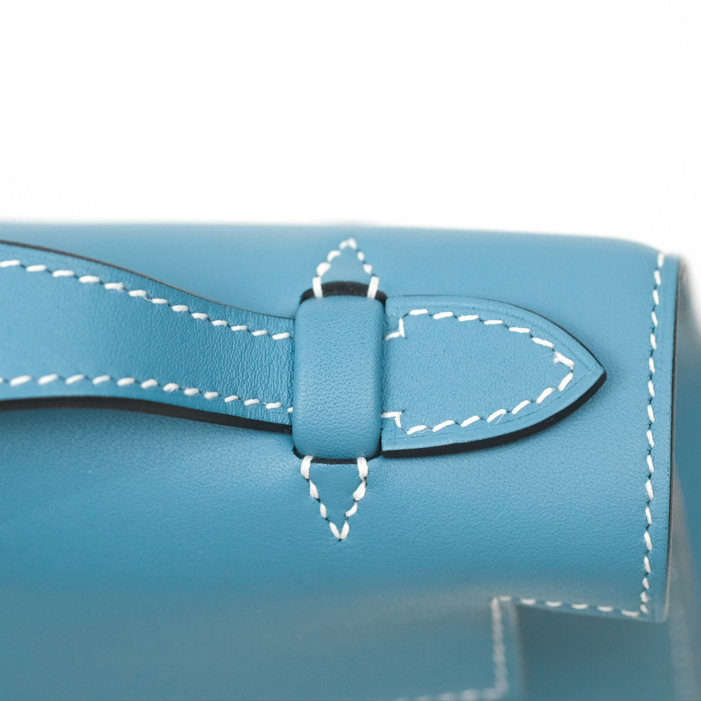 Hermès Kelly Mini Pochette Bleu Jean Swift Gold Hardware