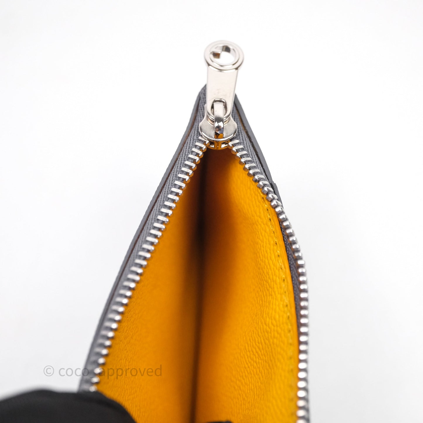Goyard Bourbon Zipped Card Holder Grey