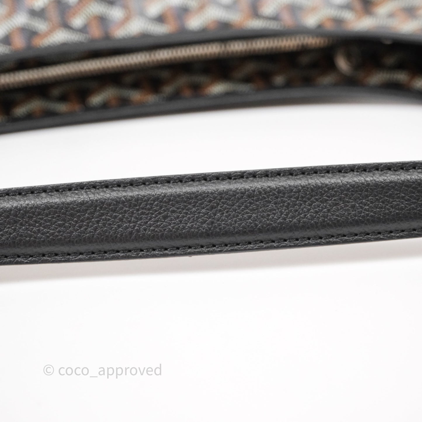 Goyard Bohème Hobo Bag Black Goyardine Canvas