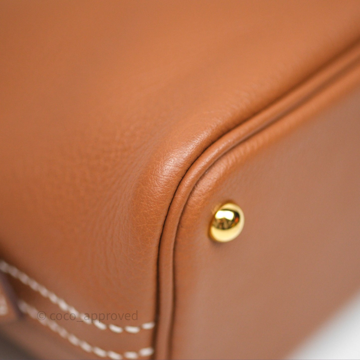 Hermès Bolide Mini 1923 Gold 37 Evercolor Gold Hardware