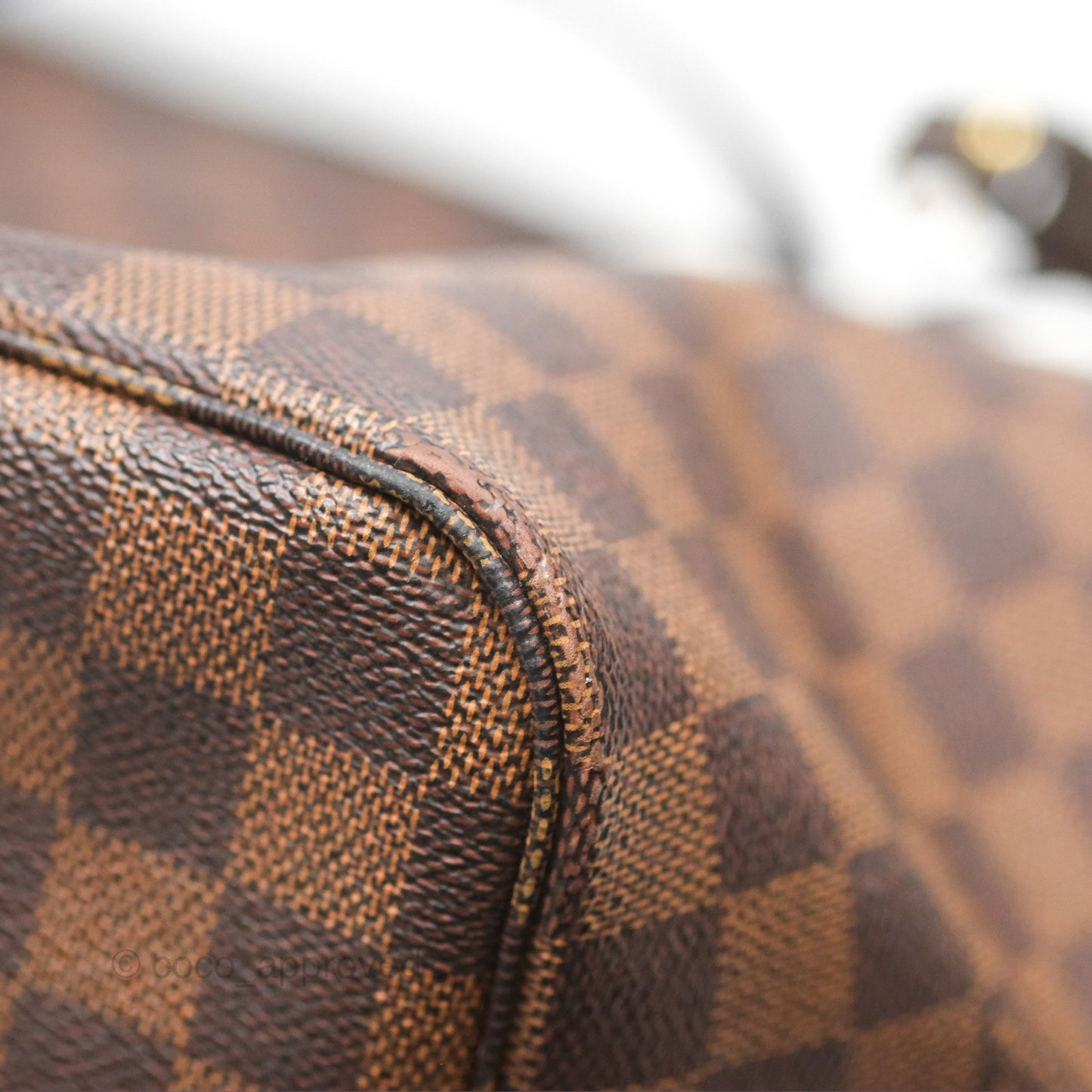 Louis Vuitton Neverfull Tote Bag GM Damier Ebene