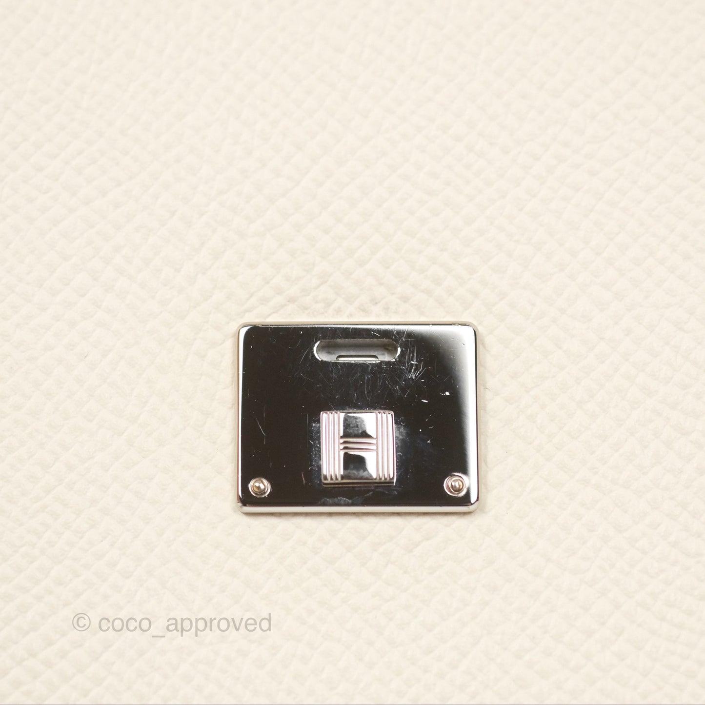 Hermes Epsom Clic 16 Wallet Nata I2 / Biscuit 48 Palladium Hardware