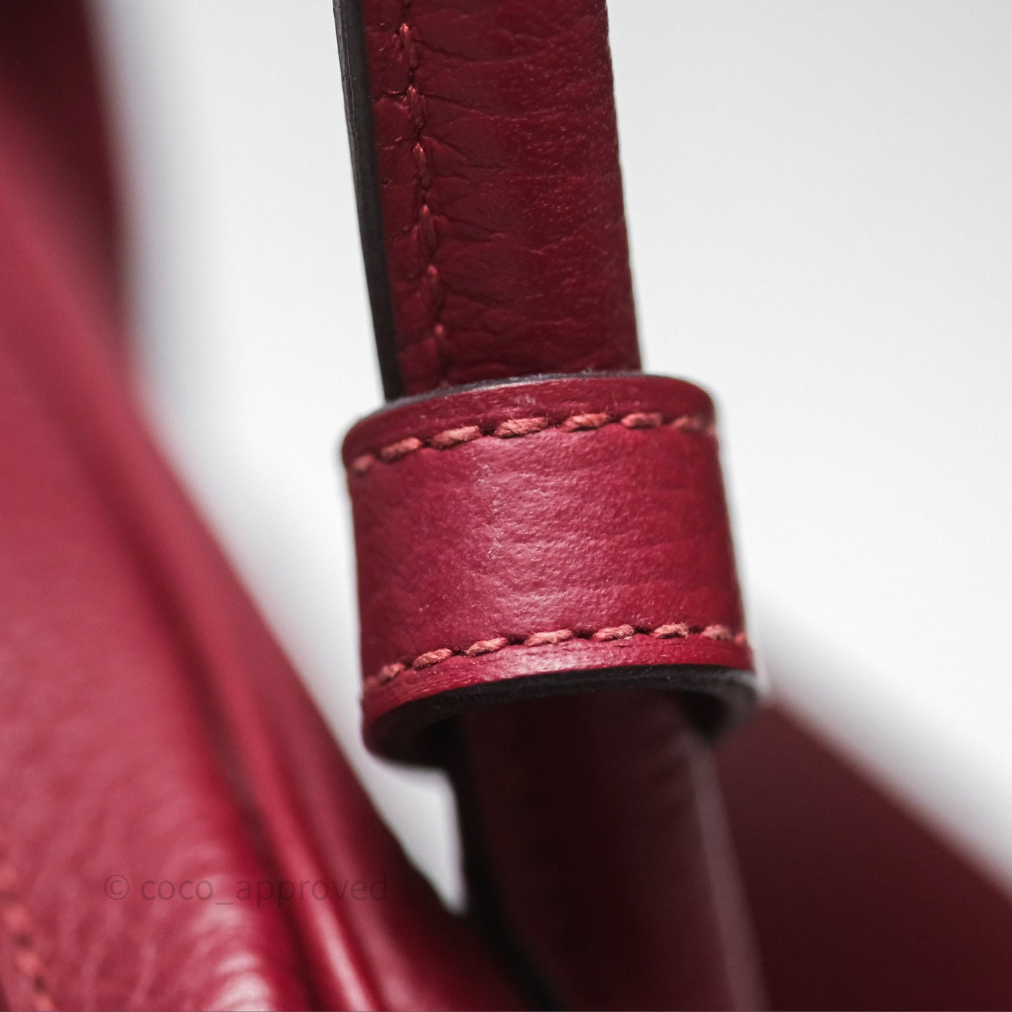 Hermès Lindy 30 Rouge Grenat K1 Clemence Gold Hardware