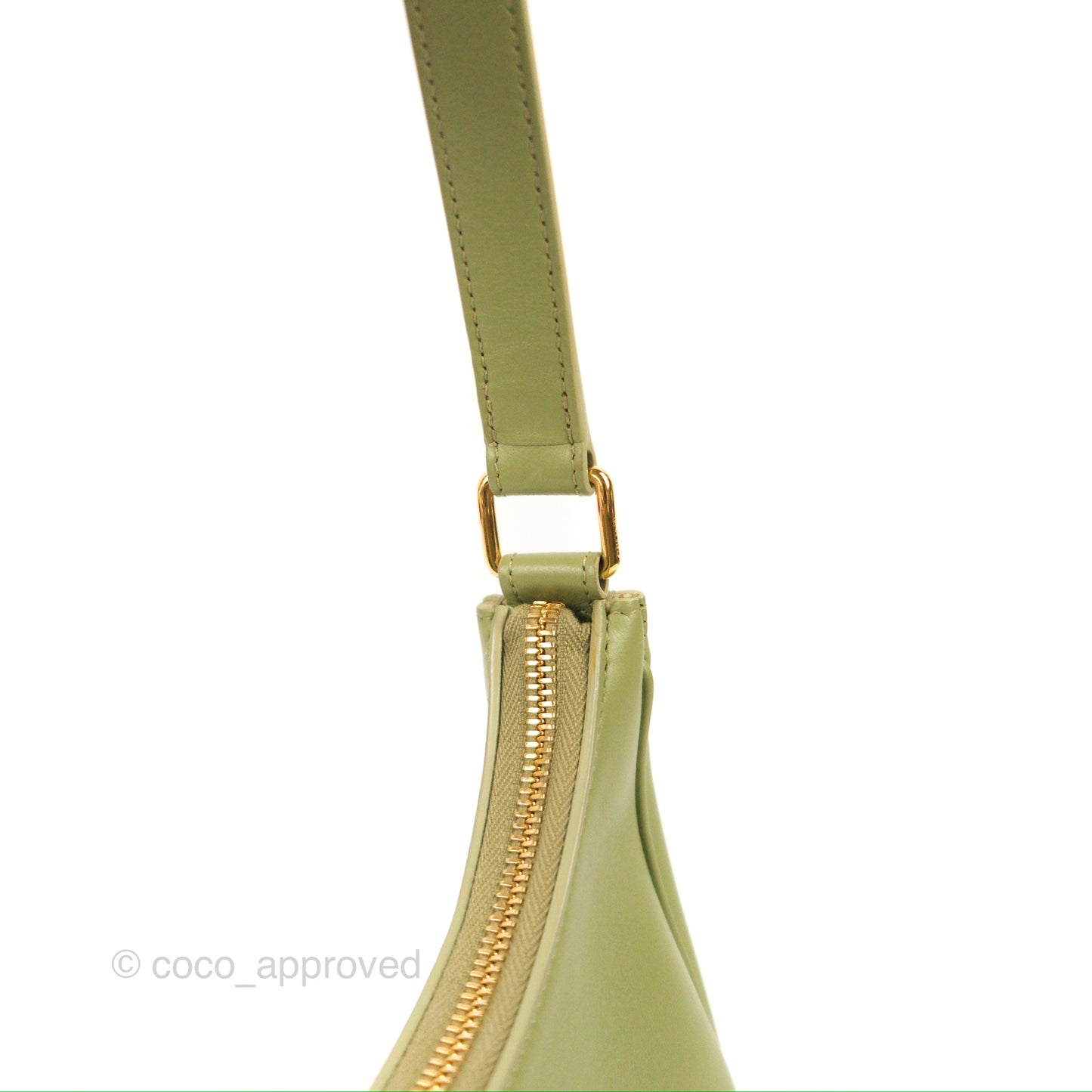 Celine Ava Bag Avocado Green Calfskin