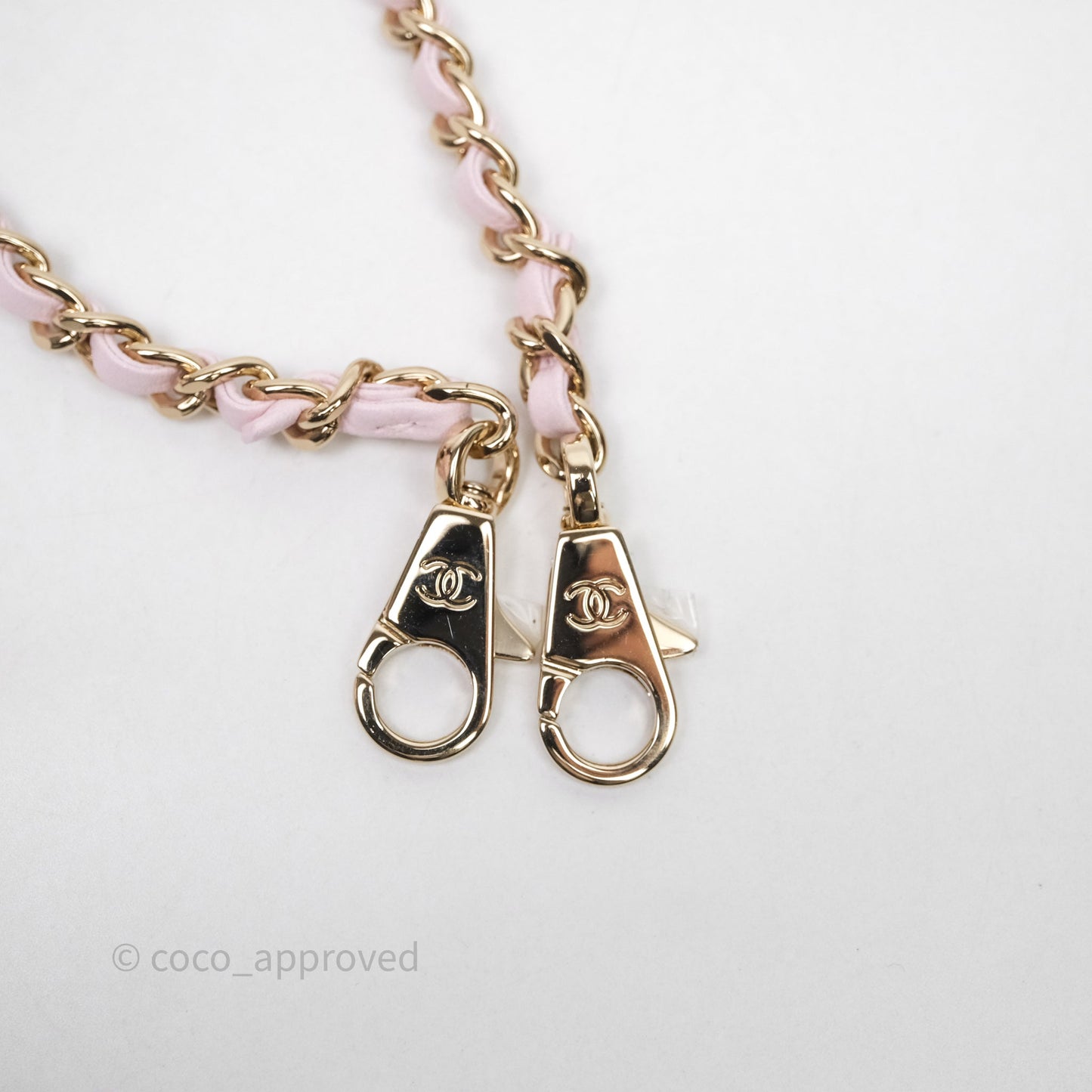 Chanel Mini Coco Handle Light Pink Caviar Gold Hardware