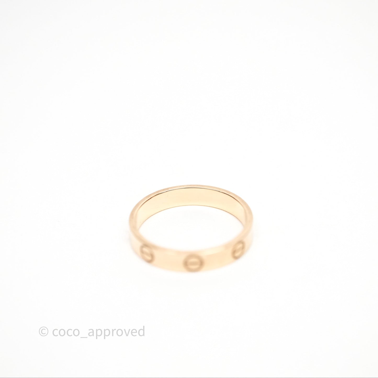 Cartier Love Ring Small Model Rose Gold