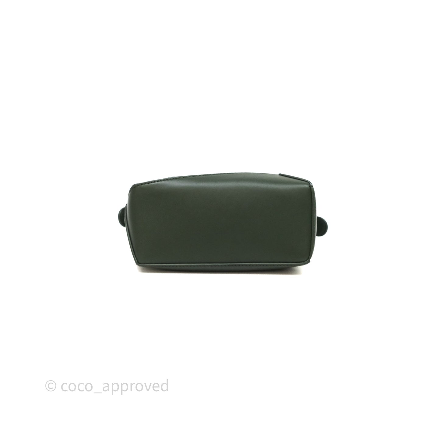 Loewe X SUNA FUJITA Mini Pandas Puzzle Bag Dark Green Calfskin Gold Hardware