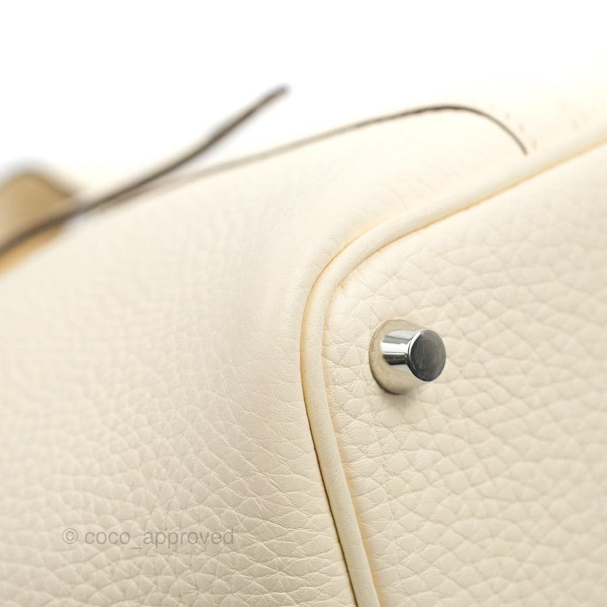 Hermès Picotin Lock 18 Nata Clemence Palladium Hardware