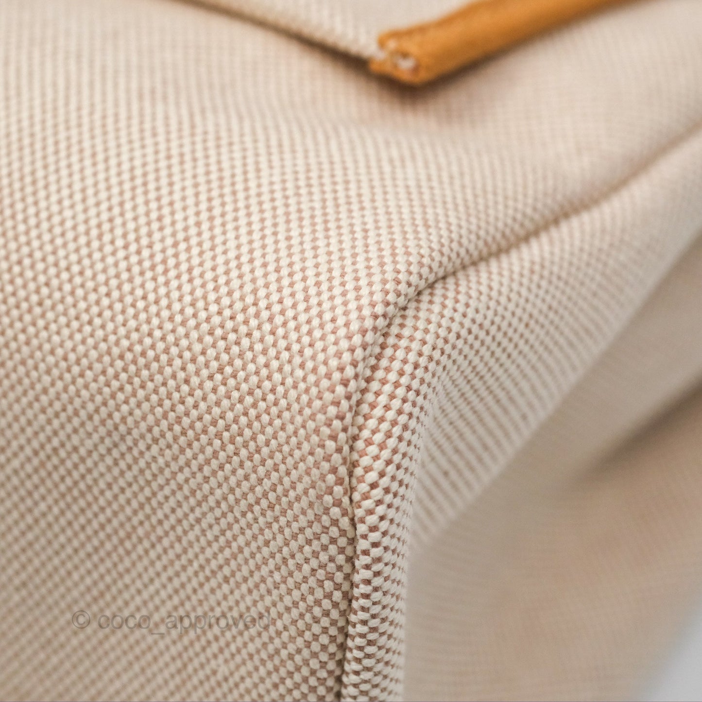 Hermès Herbag Zip 31 Bride De Gala Sable/ Ecru-Beige/ Nat sable Canvas Palladium Hardware