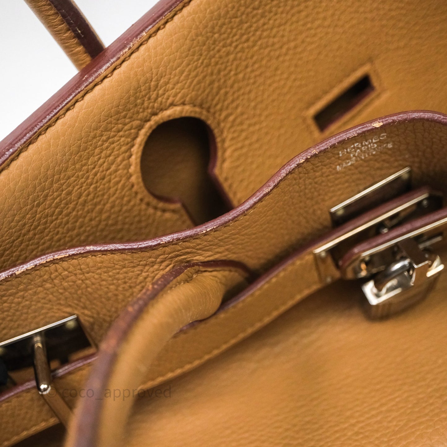 Hermès Birkin JPG Shoulder Bag 42 Tabac Camel 24 Palladium Hardware
