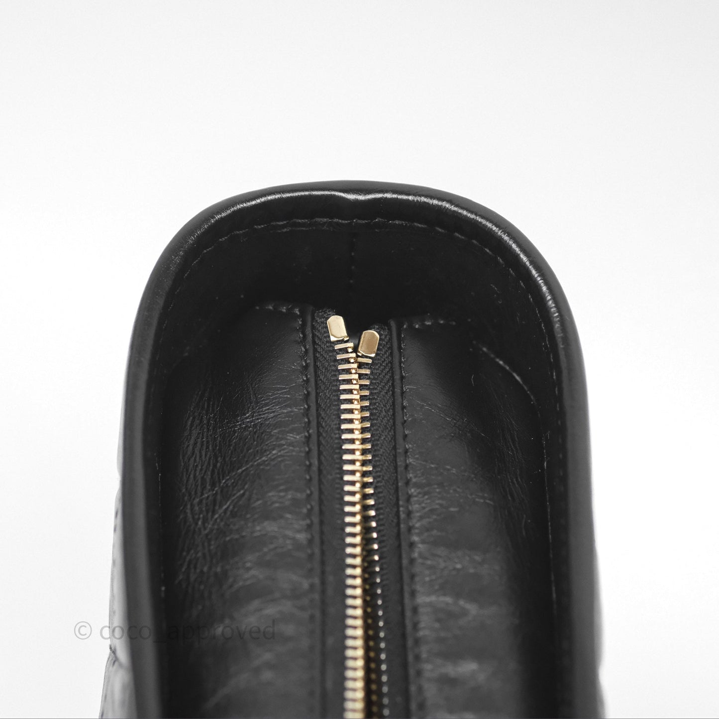 Chanel New Medium Gabrielle Hobo Quilted Black Aged Calfskin