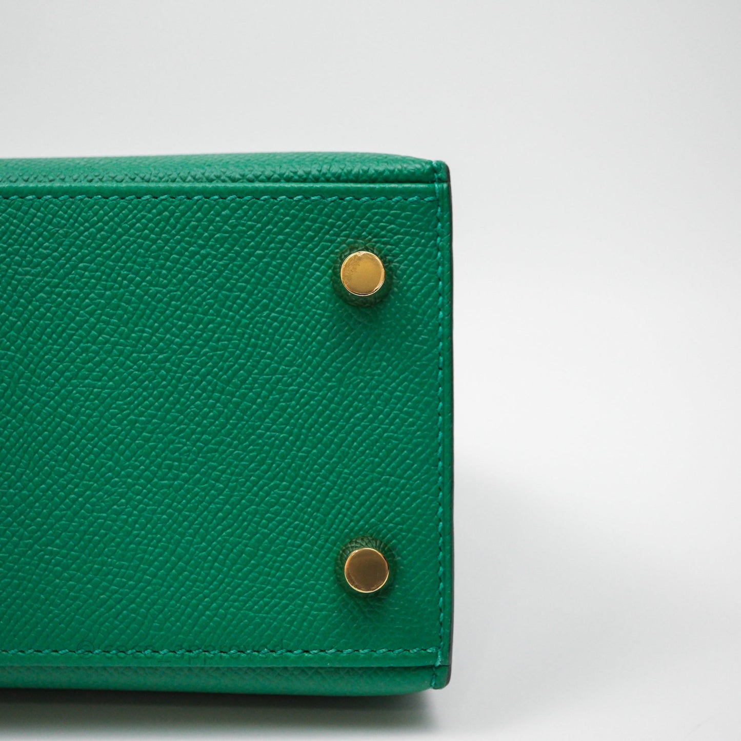 Hermes Kelly 25 Sellier Vert Vertigo Epsom Gold Hardware