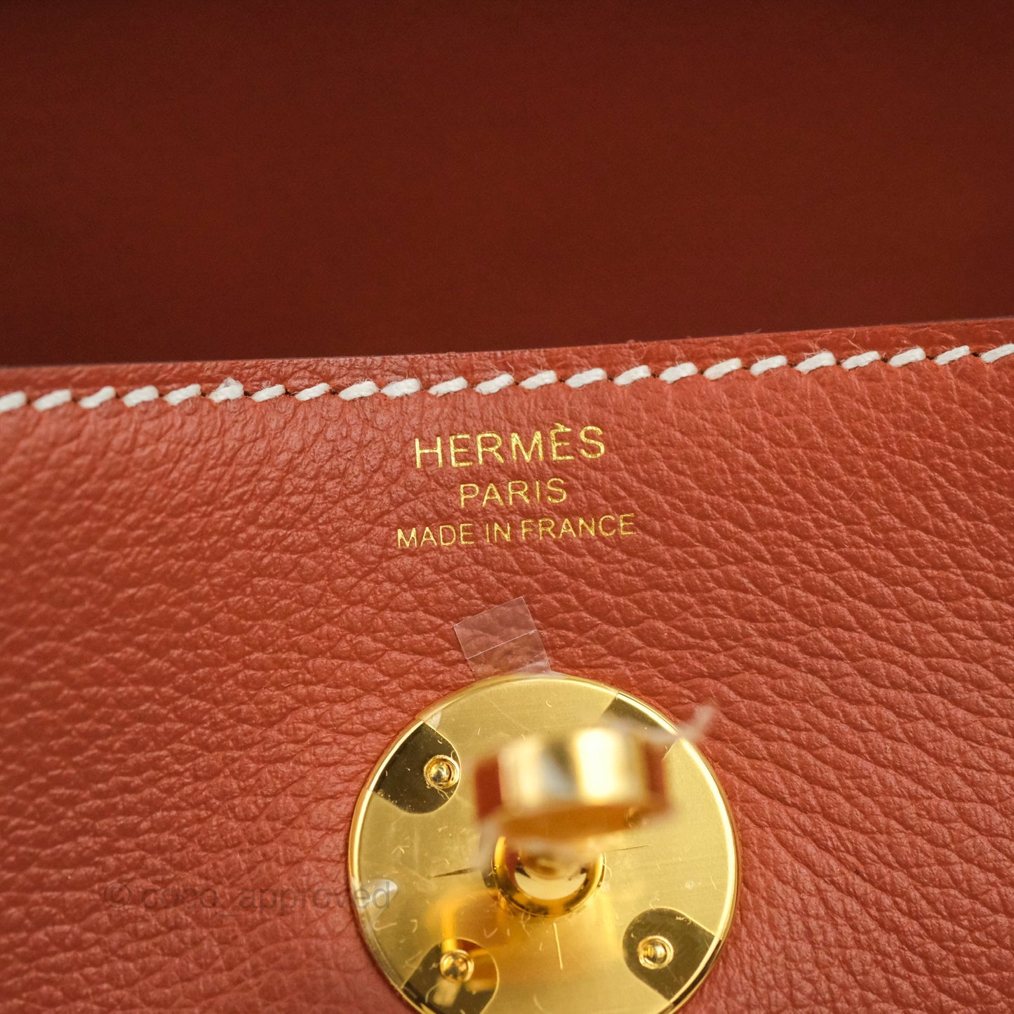 Hermès Lindy 26 Evercolour Sienne Gold Hardware