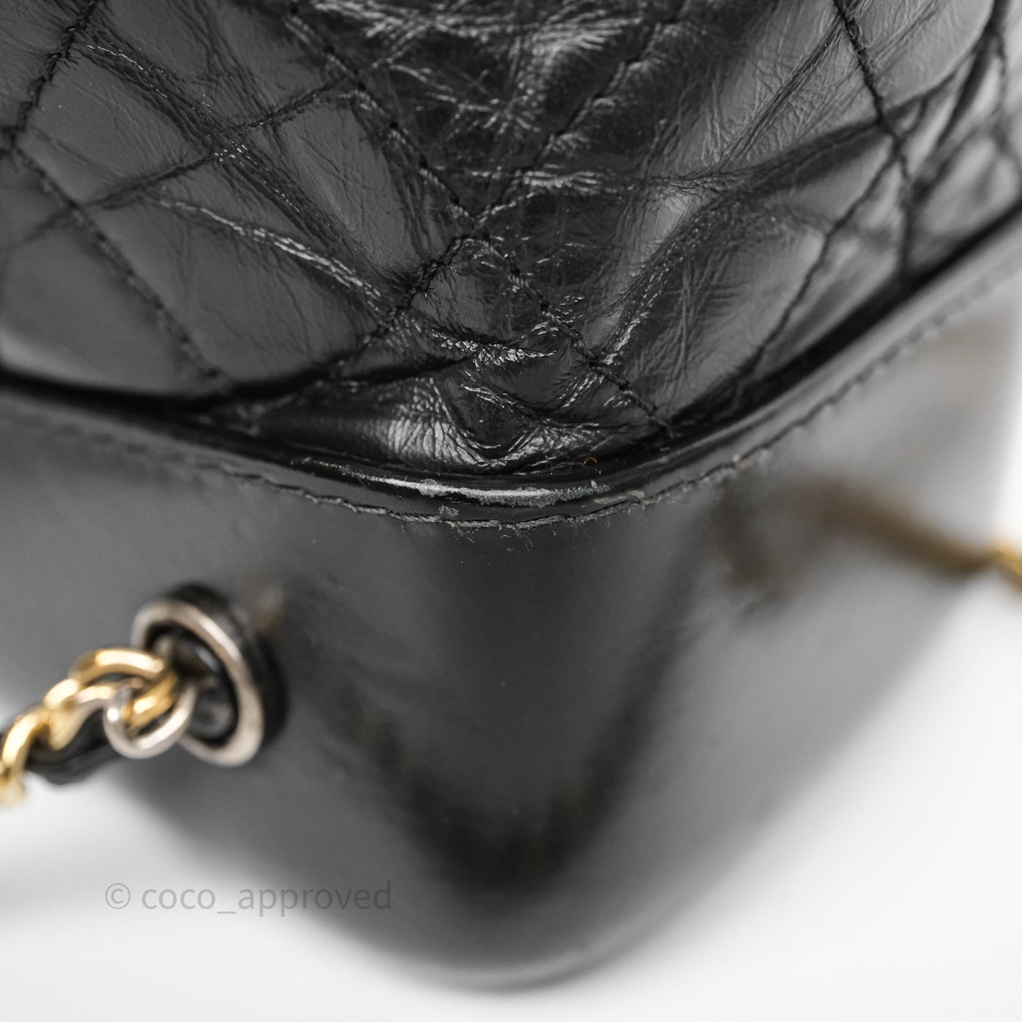 Chanel Small Gabrielle Backpack Black Aged Calfskin