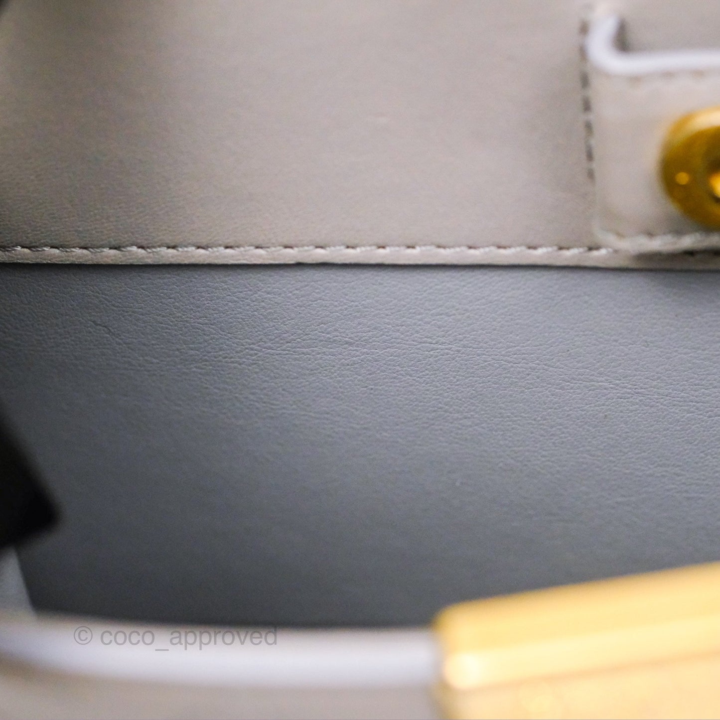 Chanel Small Quilted Coco Luxe Flap Bag Grey Calfskin Aged Gold Hardware