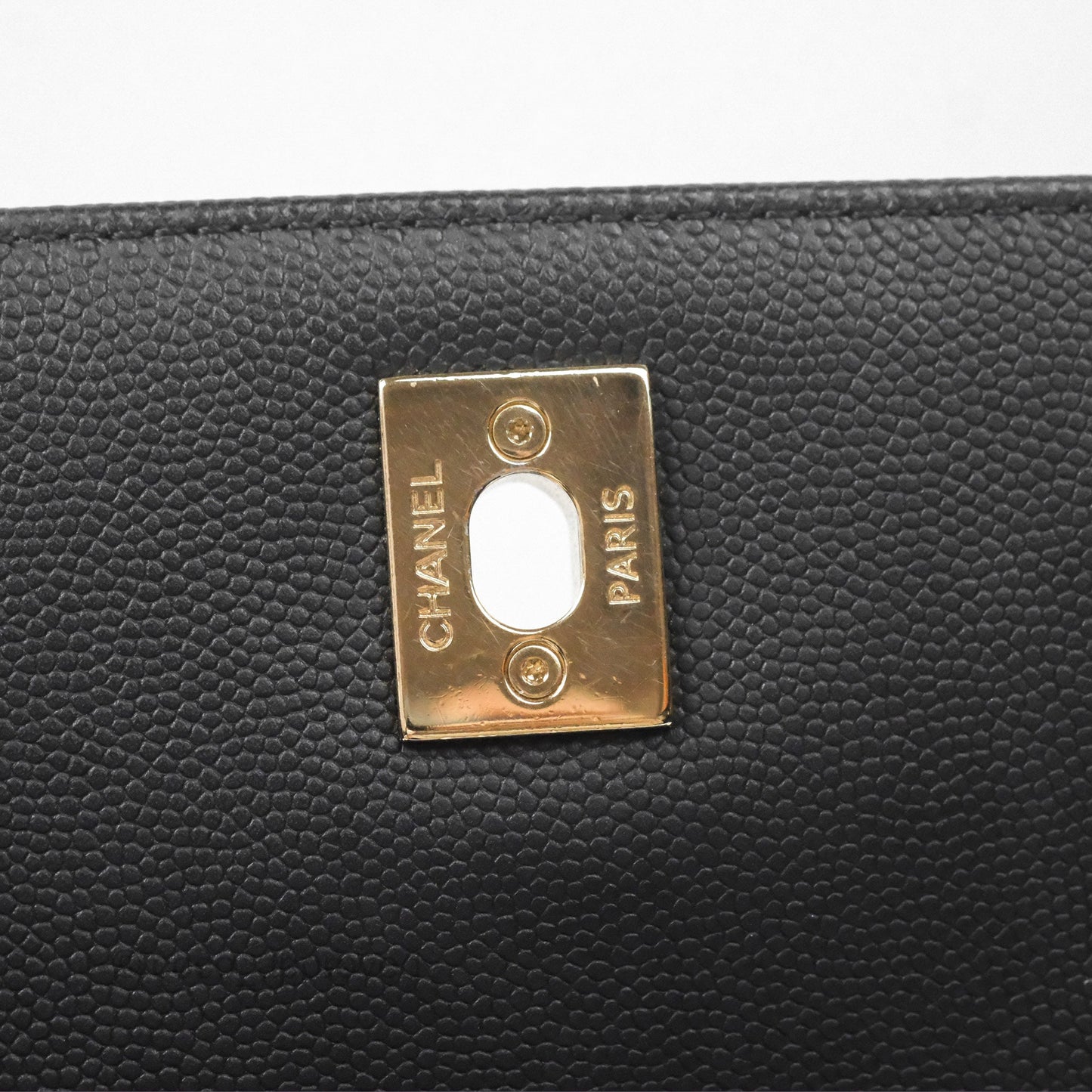 Chanel Quilted Business Affinity Backpack Black Caviar Gold Hardware