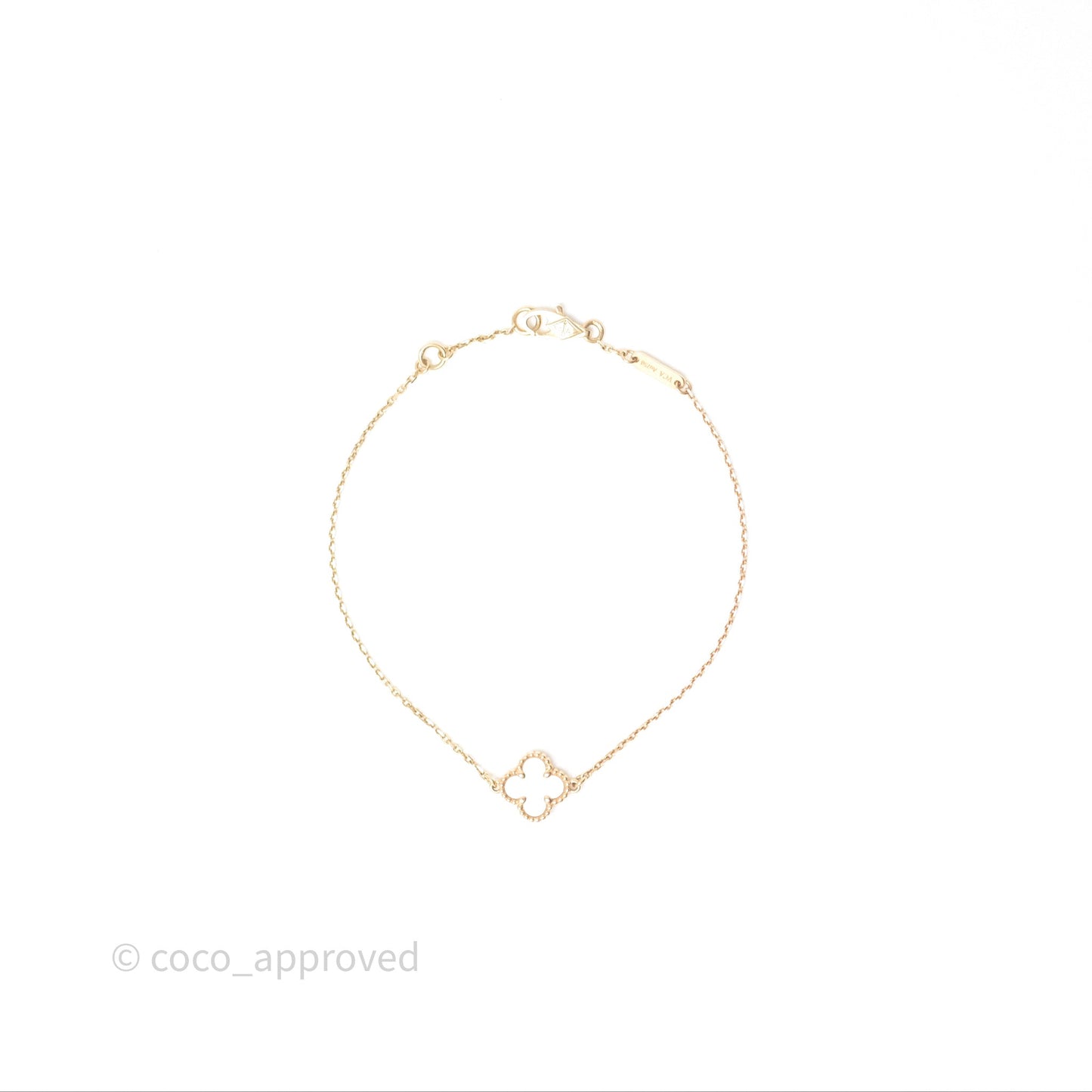 Van Cleef & Arpels Sweet Alhambra Bracelet Yellow Gold & Mother-of-pearl