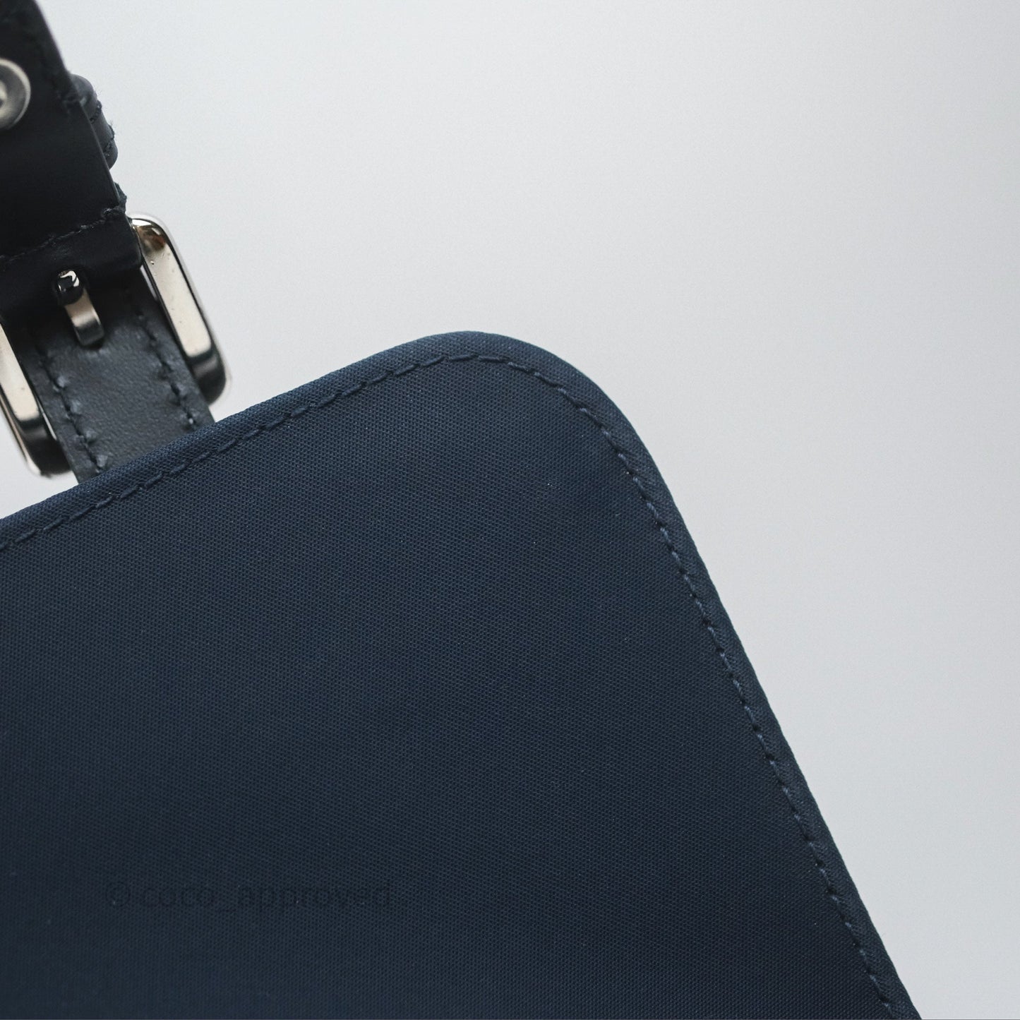 Christian Dior Messenger Bag Smooth Calfskin Blue Dior Oblique Jacquard