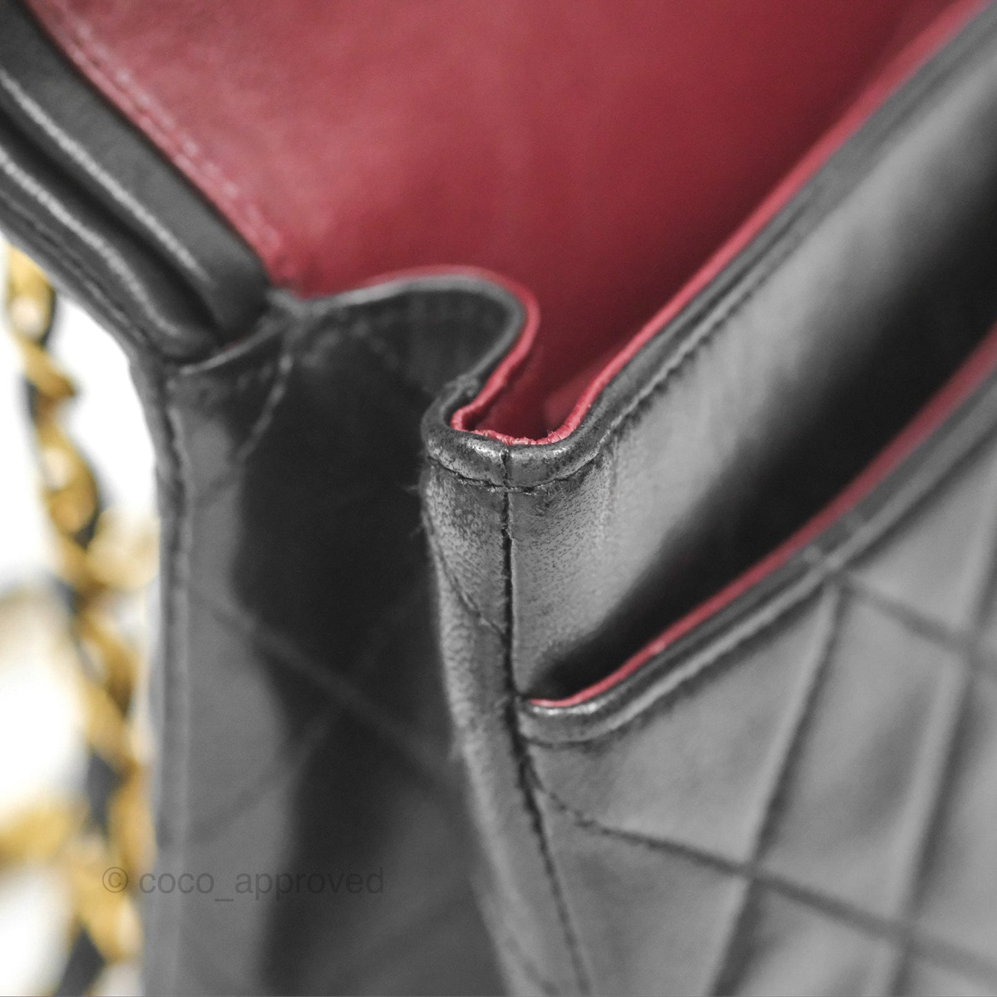 Chanel Classic Vintage Small Flap Black Lambskin 24K Gold Hardware