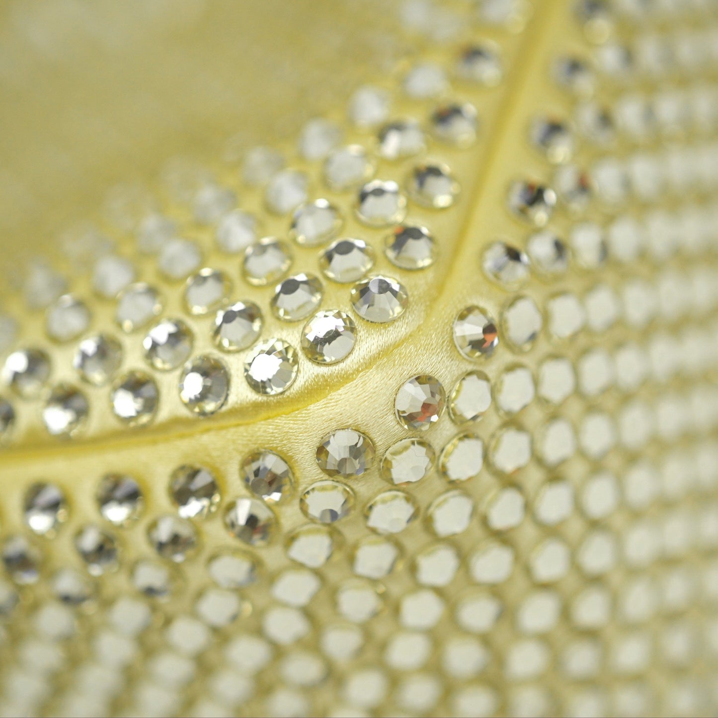 Prada Re-Edition 2000 Nylon Mini Bag Yellow Crystal Embellished