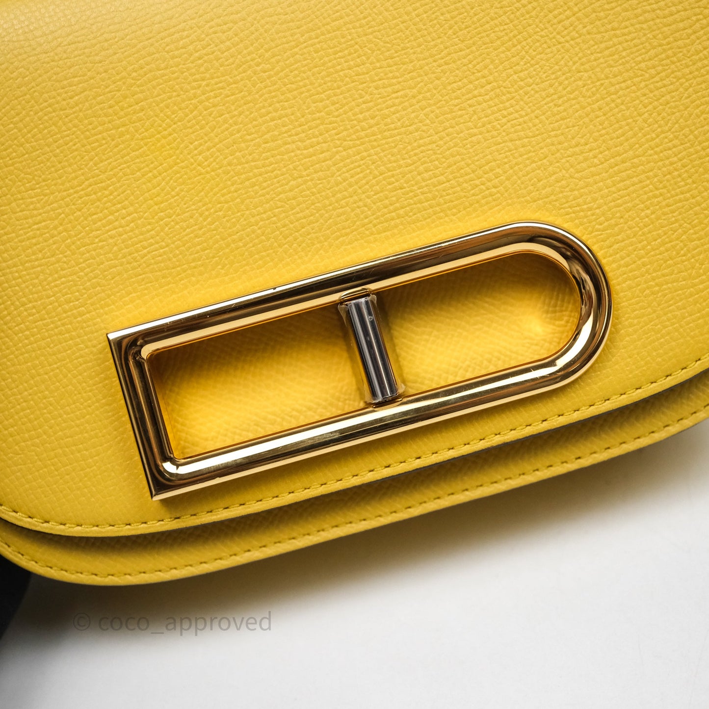 Delvaux Small Lingot Bag Pollen Alpina Calfskin Gold Hardware