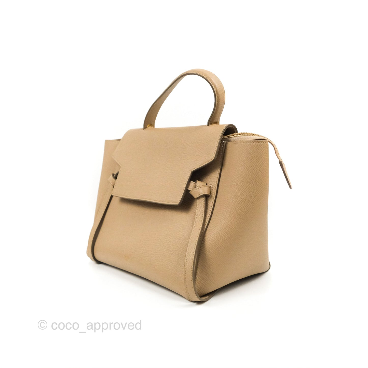 Celine Mini Belt Bag Light Taupe Grained Calfskin Gold Hardware