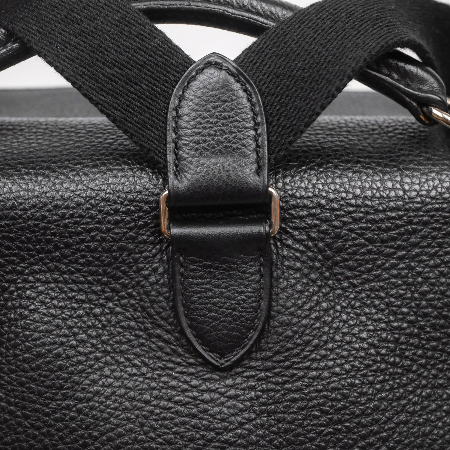 Hermès Kelly Ado Backpack GM Black Noir 89 Togo Palladium Hardware