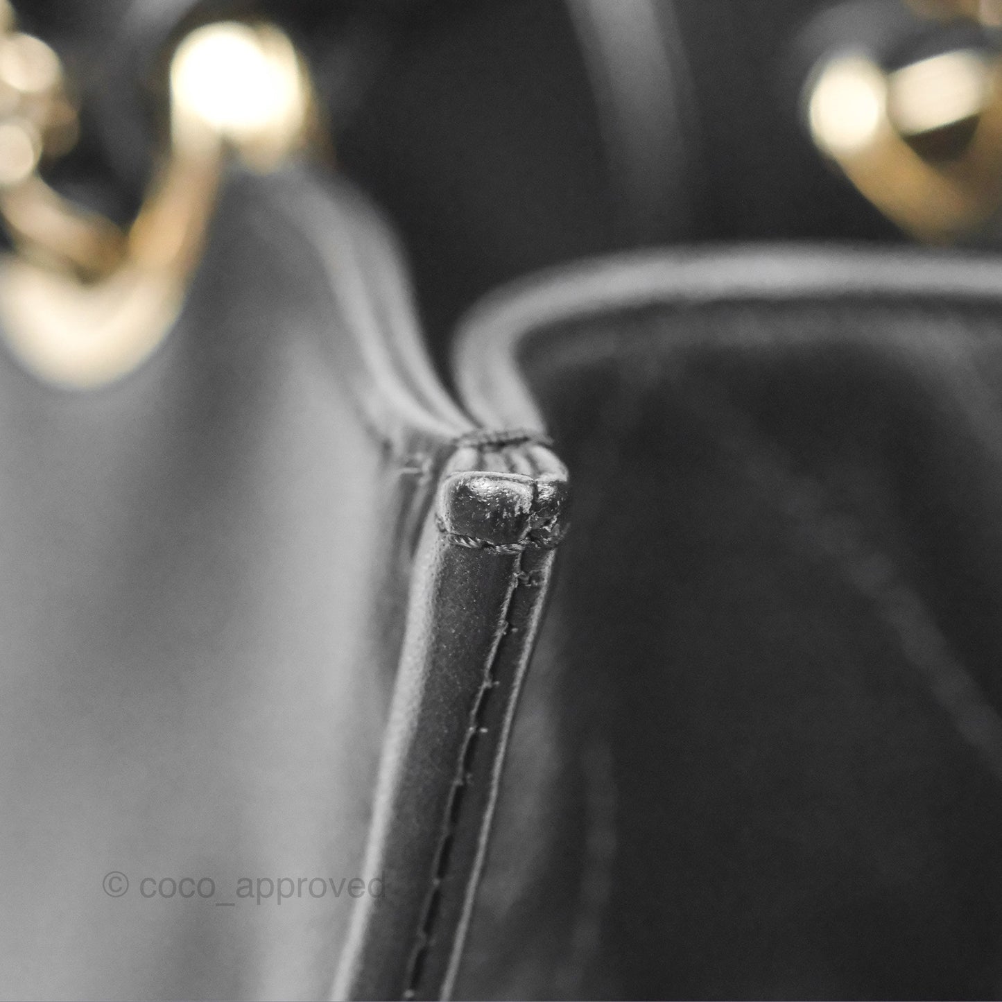 Chanel CC Zipped Shopping Tote Calfskin Gold Hardware
