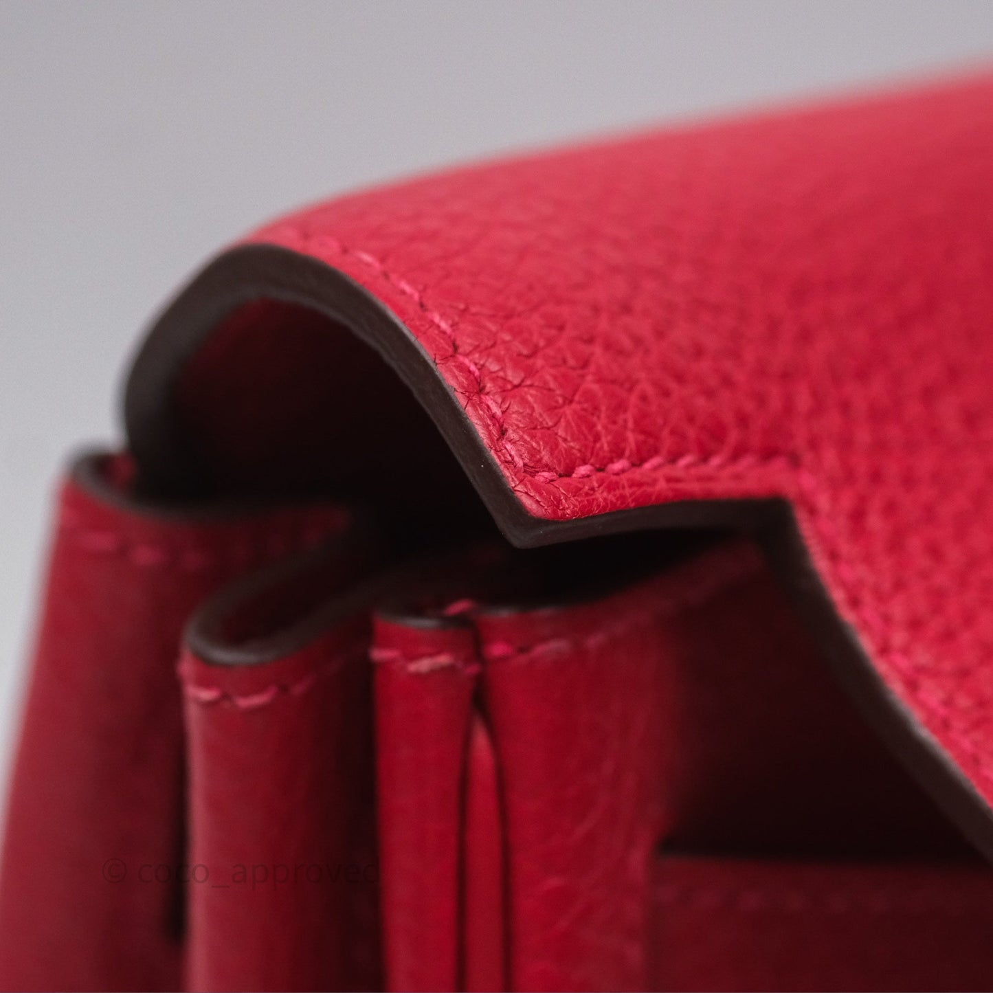Hermès Kelly Ado Backpack Red Rouge Clemence Palladium Hardware