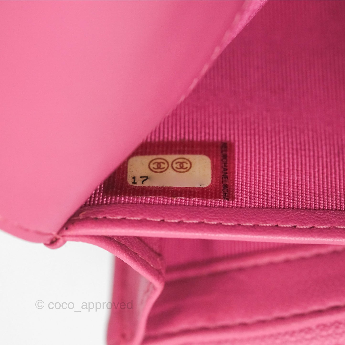 Chanel Classic Quilted Long Wallet Pink Lambskin Gold Hardware