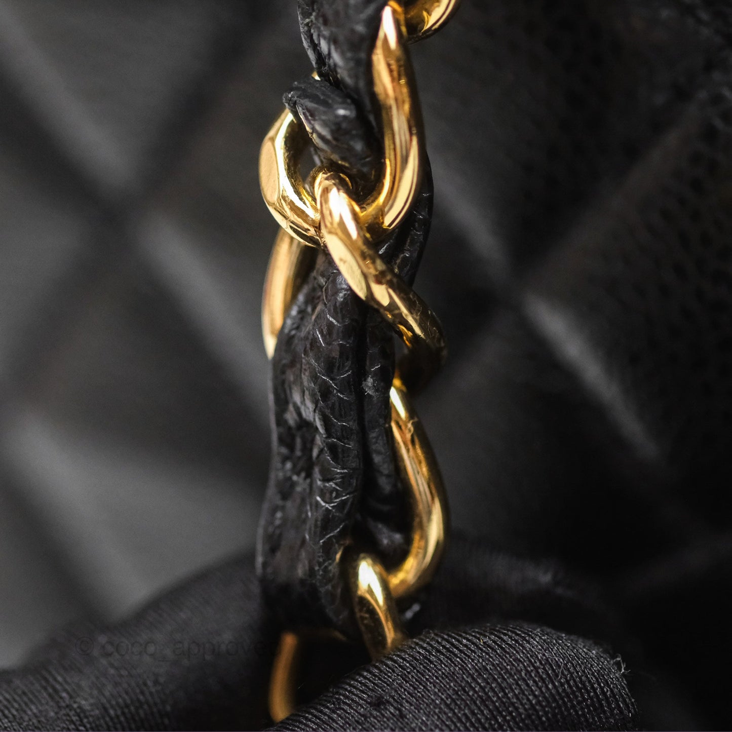 Chanel GST Black Caviar Gold Hardware