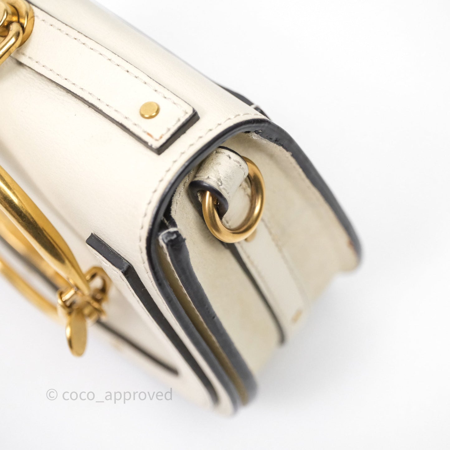 Chloé Nile Crossbody Bag White Calfskin