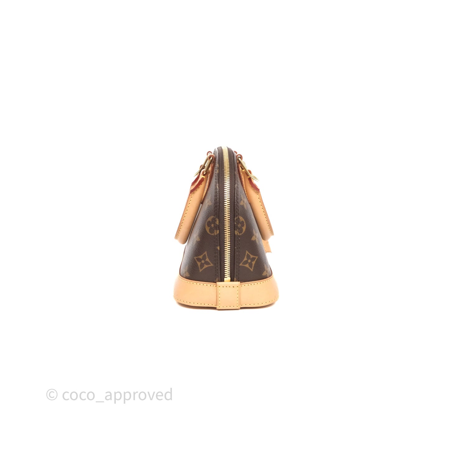 Louis Vuitton Monogram Alma BB Bag Gold Hardware