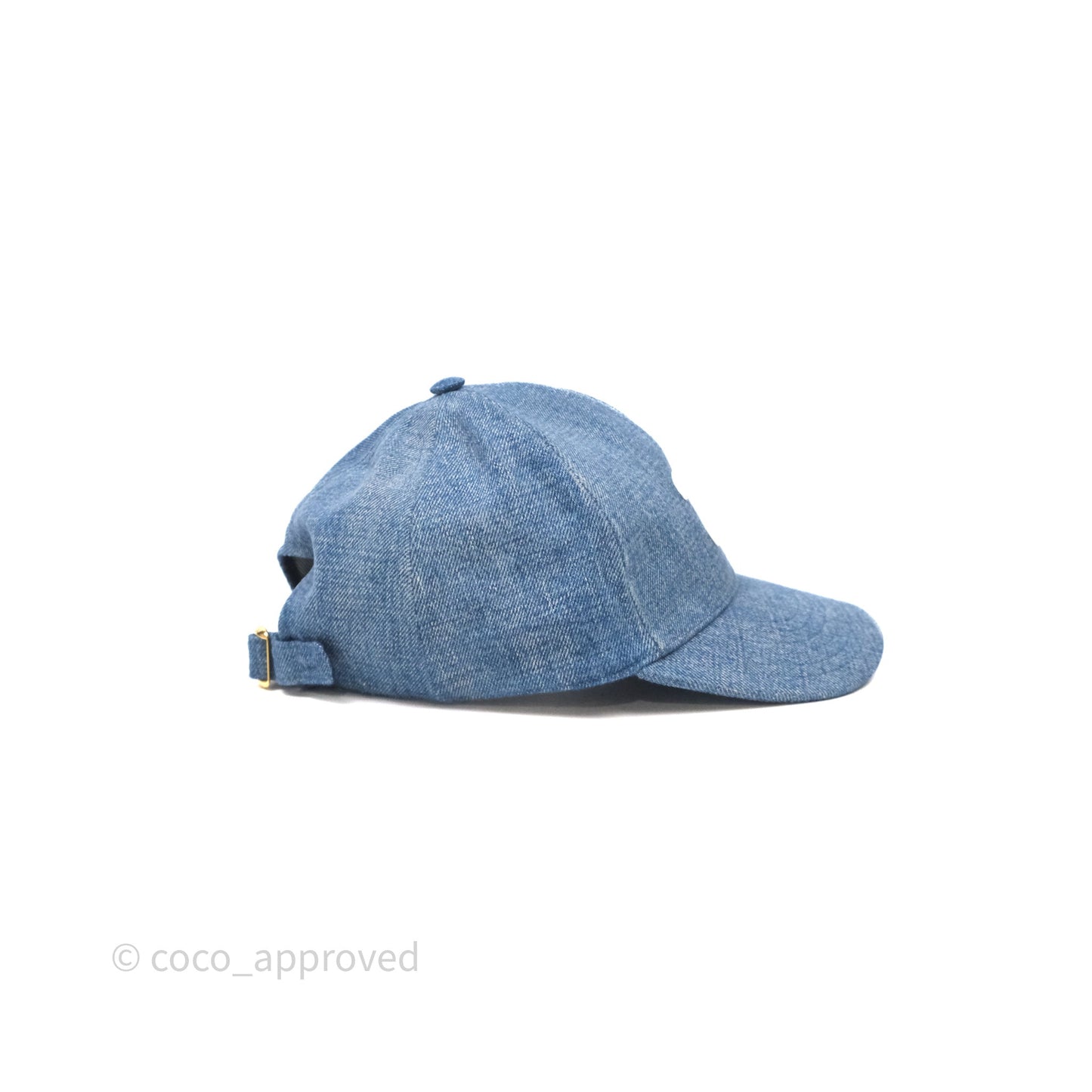 Celine Baseball Cap Cotton Triomphe Denim