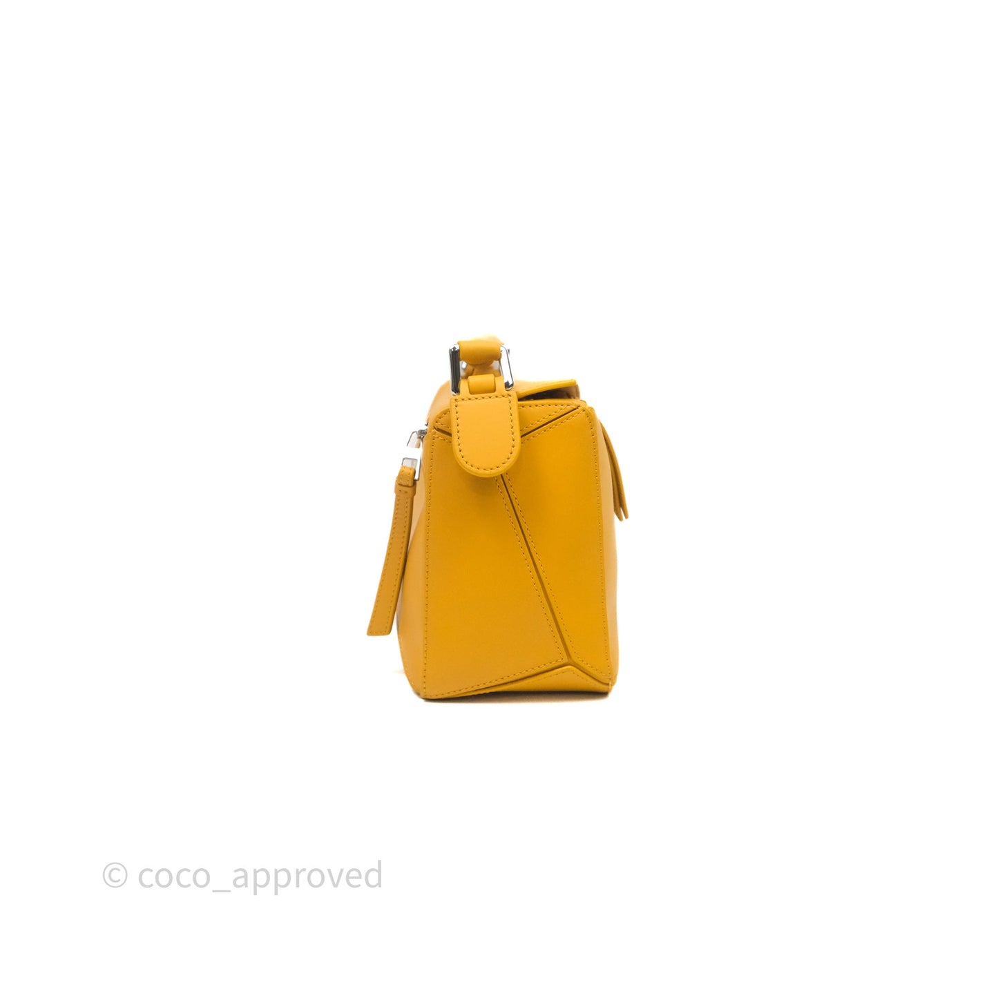 Loewe Small Puzzle Bag Sunflower With Logo Strap